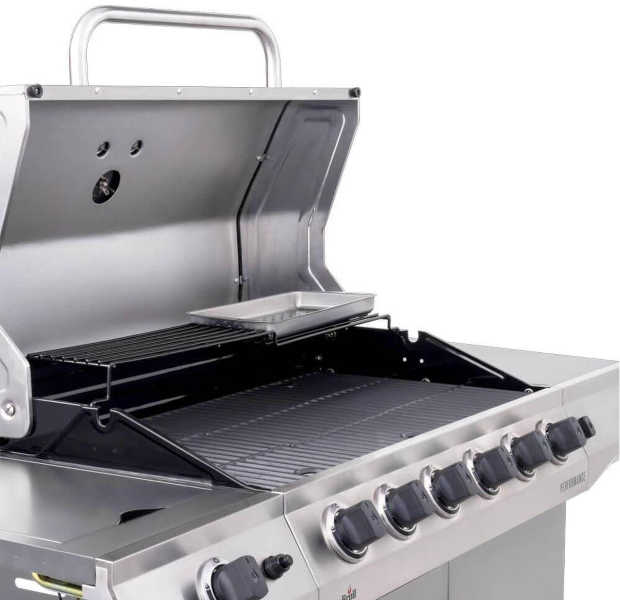 Alt view image 7 of 7 - Char-Broil 463229521 Performance Series 6-Burner Gas Grill - Stainless