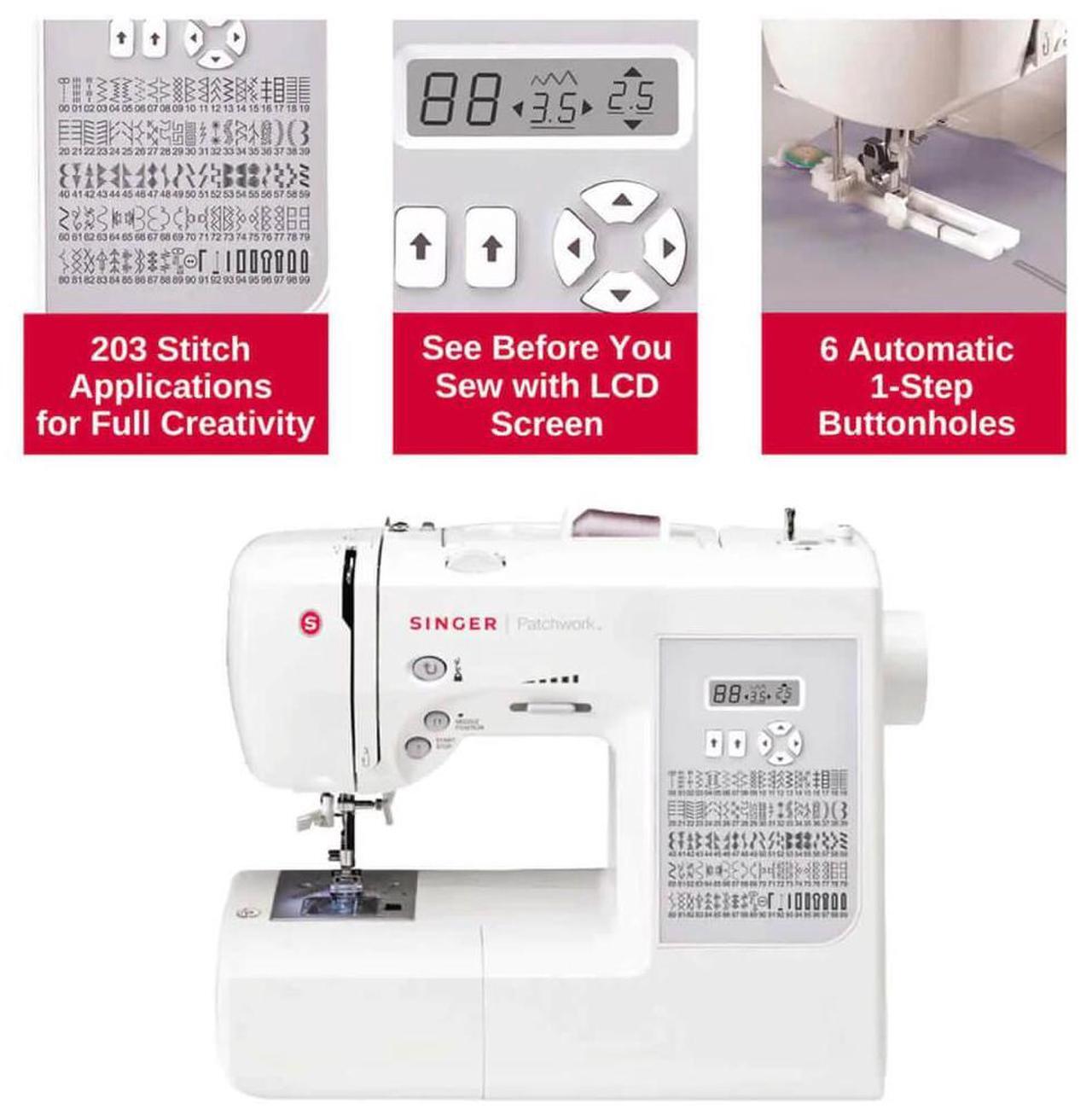 Alt view image 2 of 7 - Singer 7285Q Patchwork Sewing and Quilting Machine