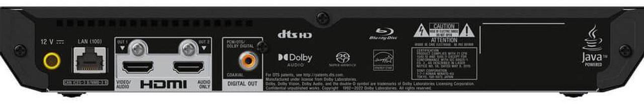 Alt view image 6 of 6 - Sony UBPX700U 4K UHD Blu-Ray Player with HDMI Cable