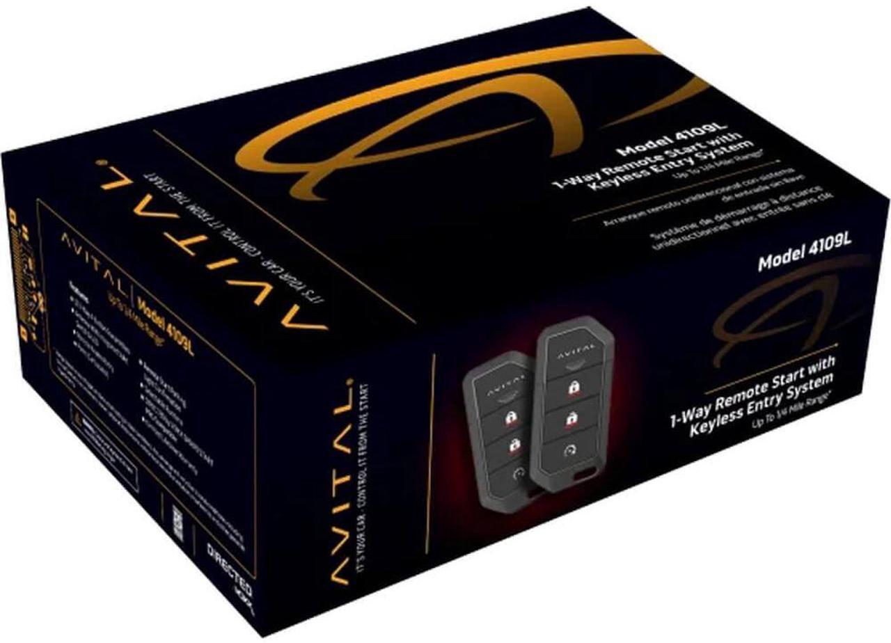 Alt view image 3 of 4 - Avital 4109L 1-Way Remote Start System with Car Alarm
