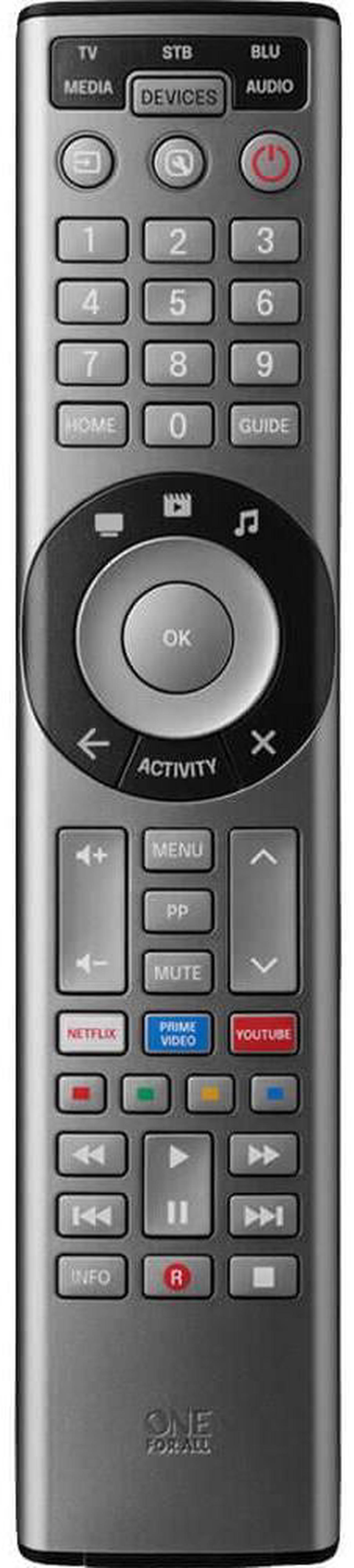 Main image of One For All URC7956 Smart Control Pro 5 Universal Remote - Grey