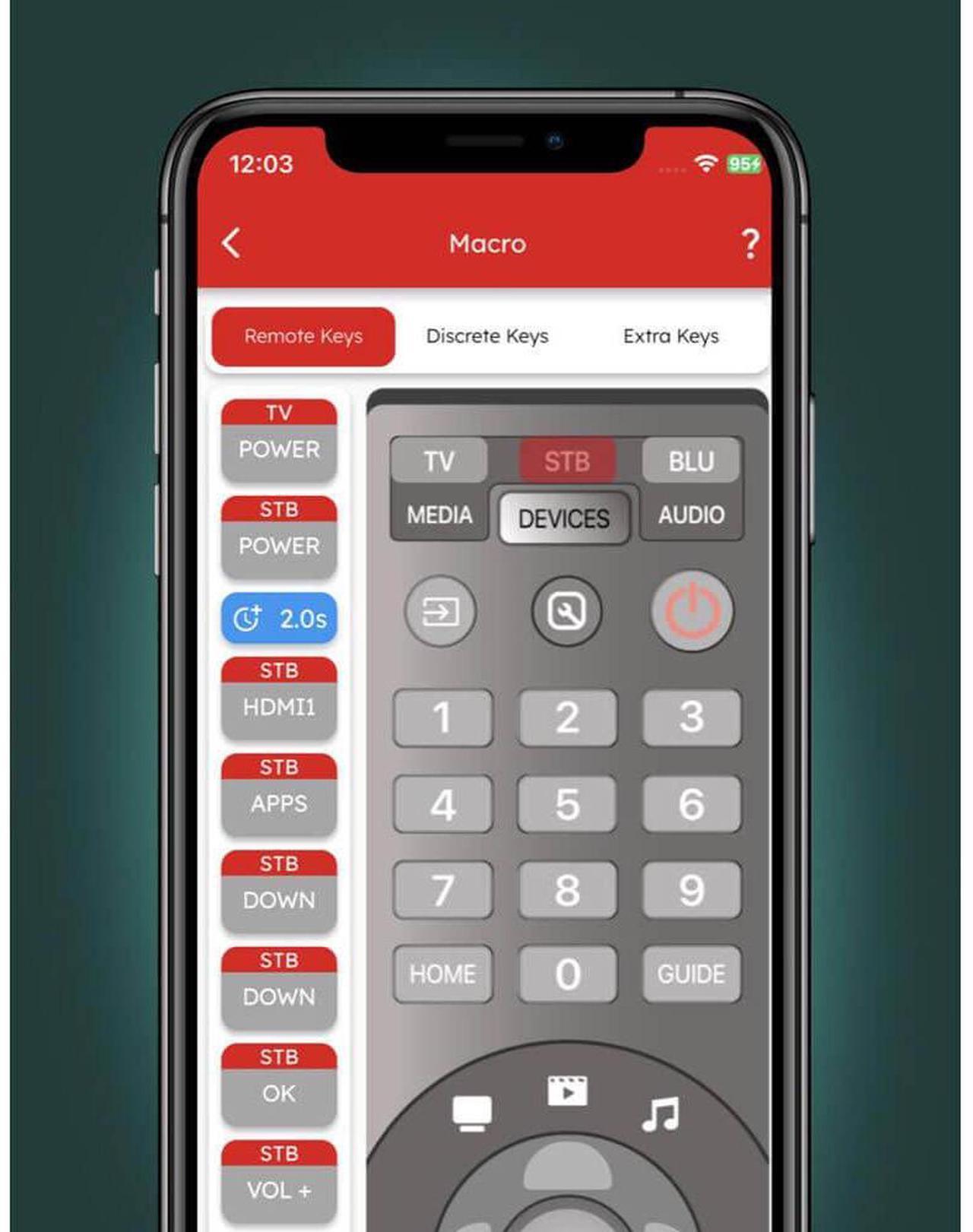 Alt view image 5 of 7 - One For All URC7956 Smart Control Pro 5 Universal Remote - Grey
