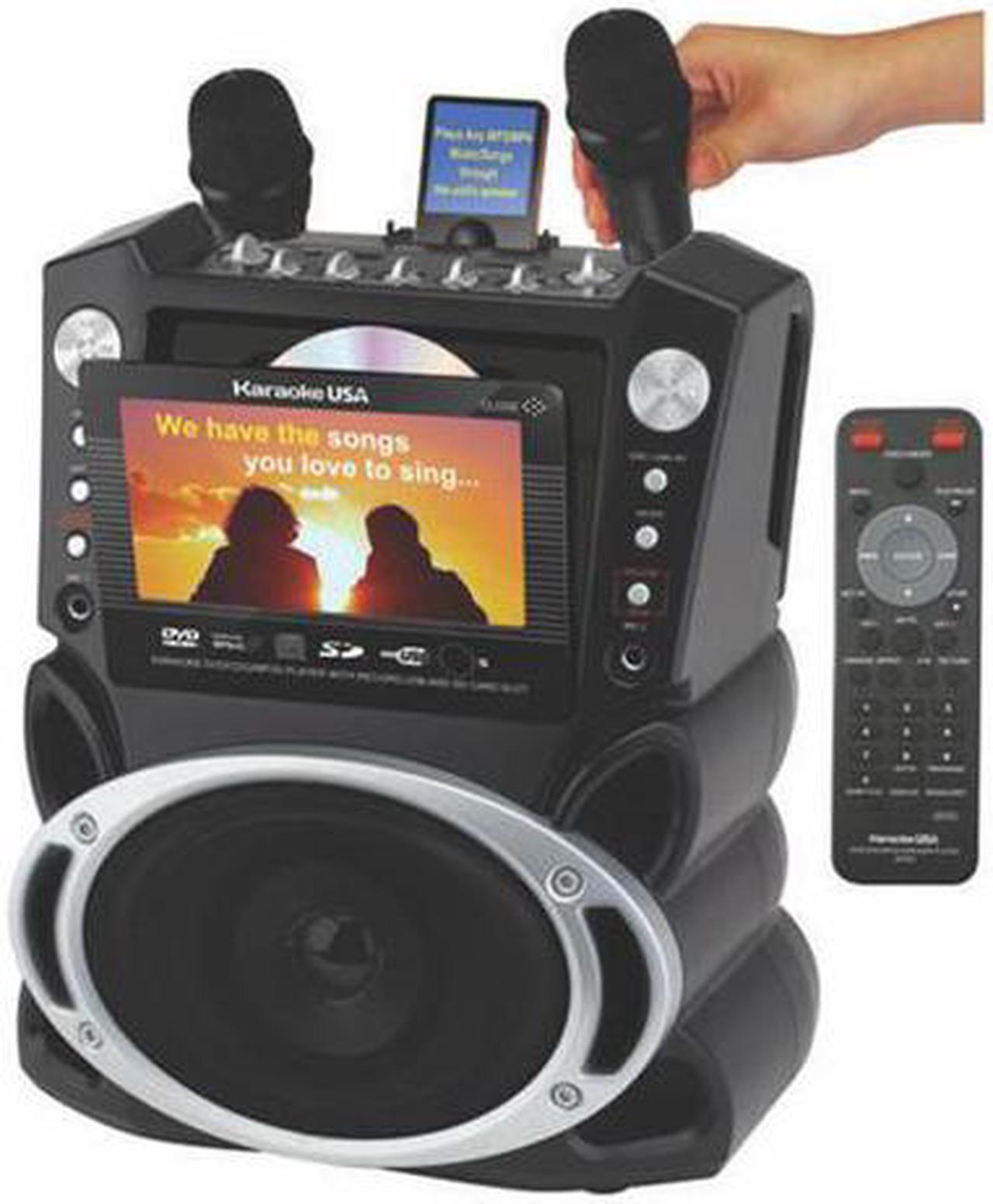 Main image of Emerson Portable DVD/CD+G/ MP3+G Karaoke System with 7" LCD Color Screen