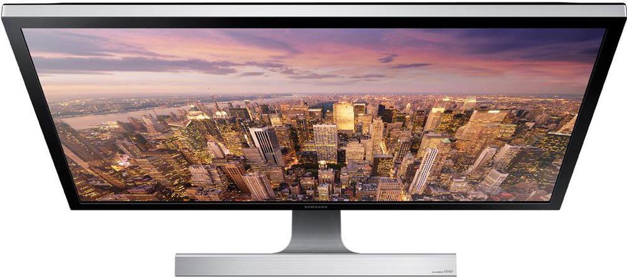 Alt view image 7 of 11 - SAMSUNG UD590 Series U28D590D 28" UHD Monitor with Metallic Easel Stand 1ms 4K HDMI Widescreen LED Backlight TN Panel 370 cd/m2 1000:1 - Black