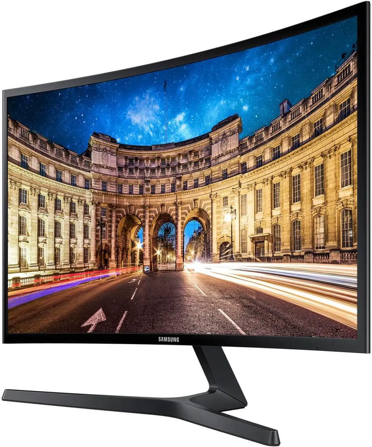 Alt view image 2 of 12 - Samsung 27" CF398 Full HD 1920 x 1080 Curved LED Monitor HDMI, DisplayPort