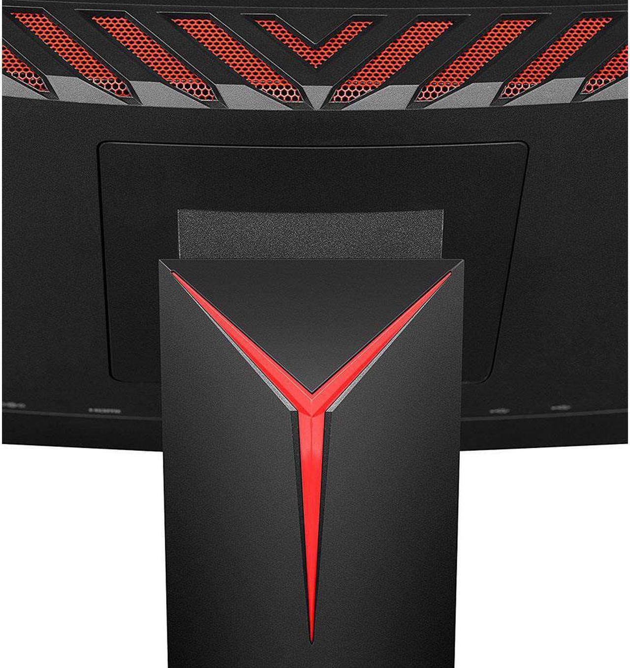Alt view image 4 of 11 - Lenovo Y27G 65BEGCC1US 27" Curved Gaming WLED Monitor, 144Hz Extreme R1800 Panel, 1920x1080, NVIDIA G-SYNC, Tilt, Swivel, HDMI, Display Port, USB 3.0 with BC 1.2