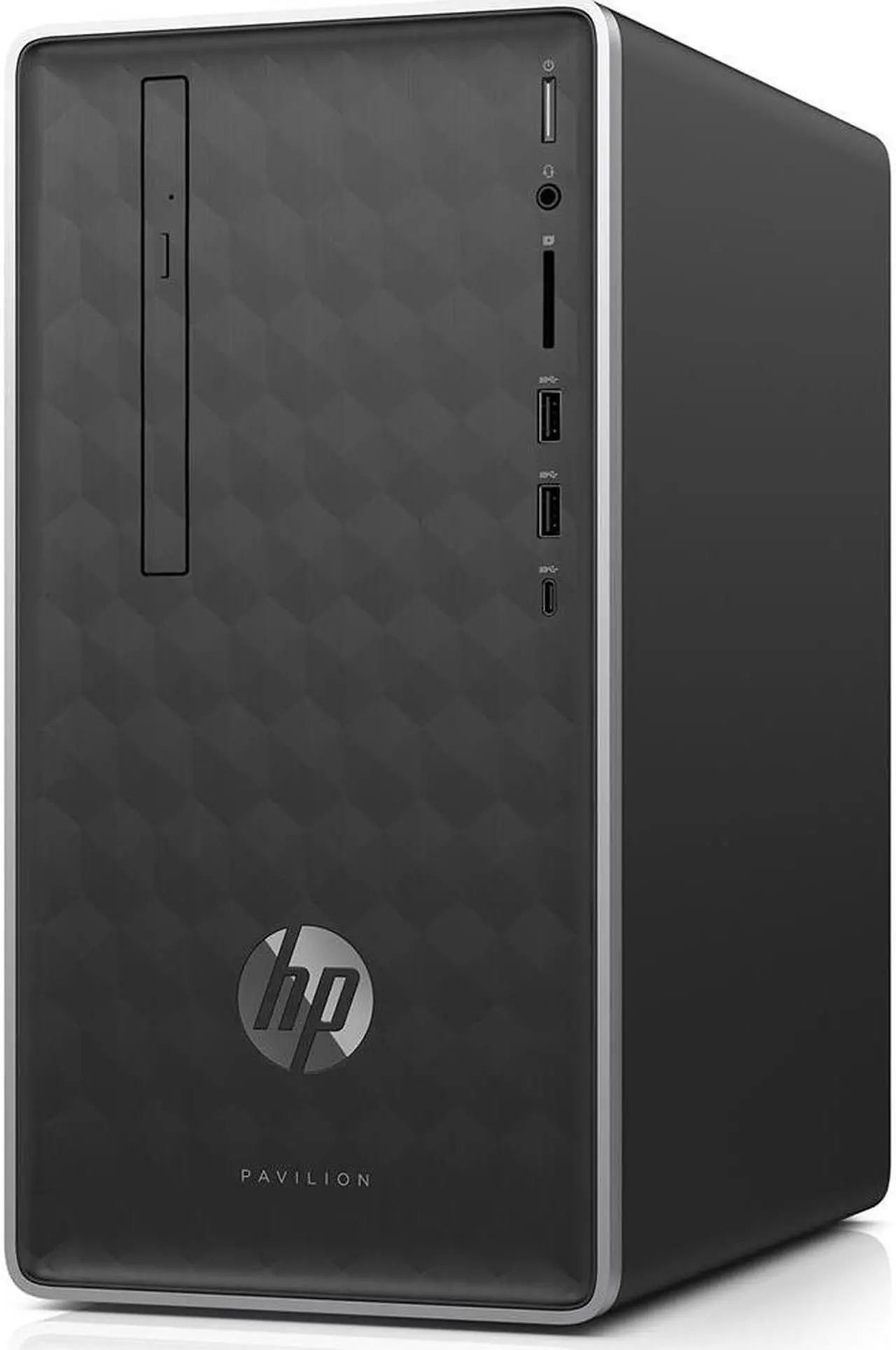 Alt view image 3 of 6 - HP Desktop Computer Pavilion 590-a0010 AMD A9-9425 4GB DDR4 1TB HDD AMD Radeon R5 Windows 10 Home 64-Bit