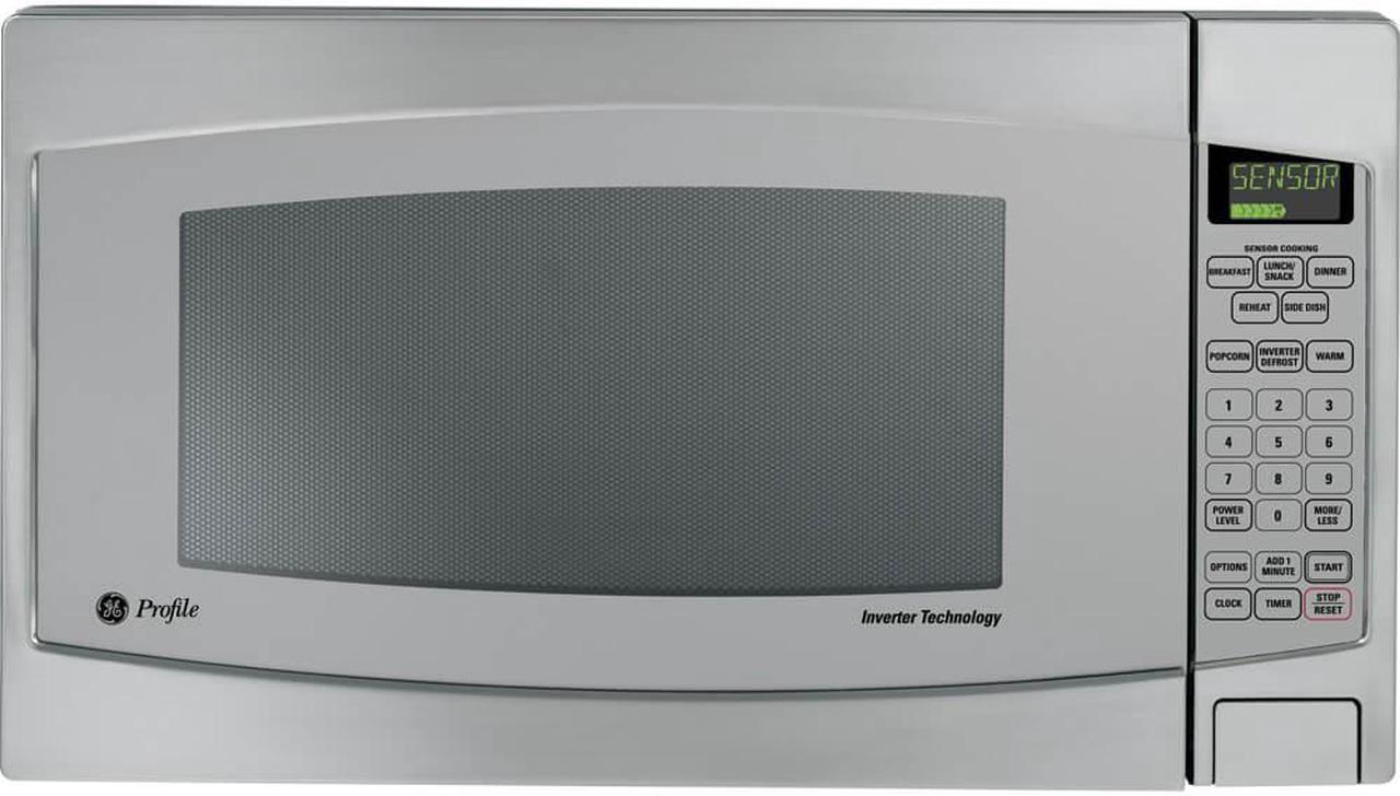 Alt view image 2 of 3 - GE Profile JES2251SJ 2.2 Cu. Ft. Stainless Counter Top Microwave Oven