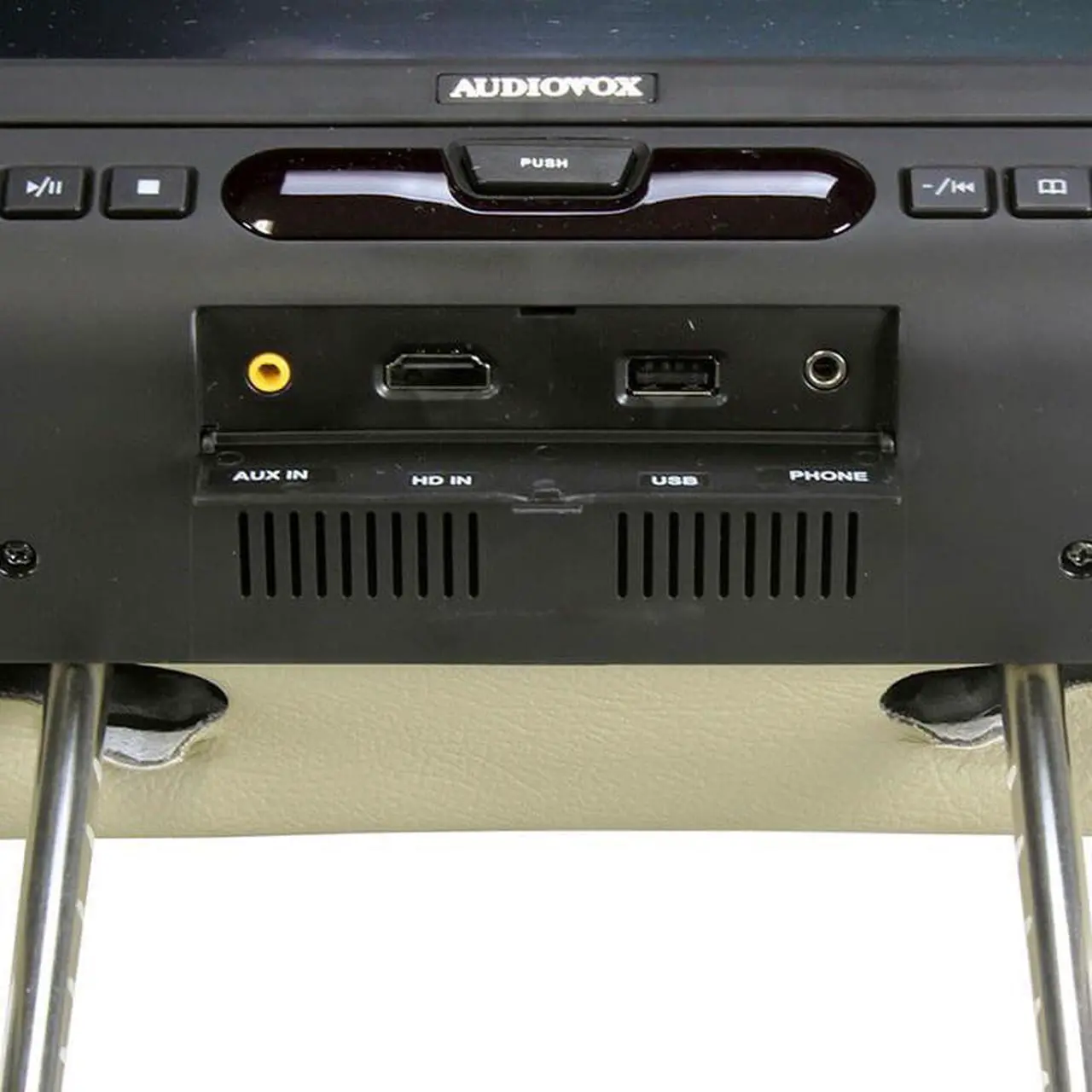 Alt view image 4 of 19 - Audiovox Movies2Go AVXMTGHR9HD 9" Headrest Monitor system w/ DVD Player, HDMI/MHL Input