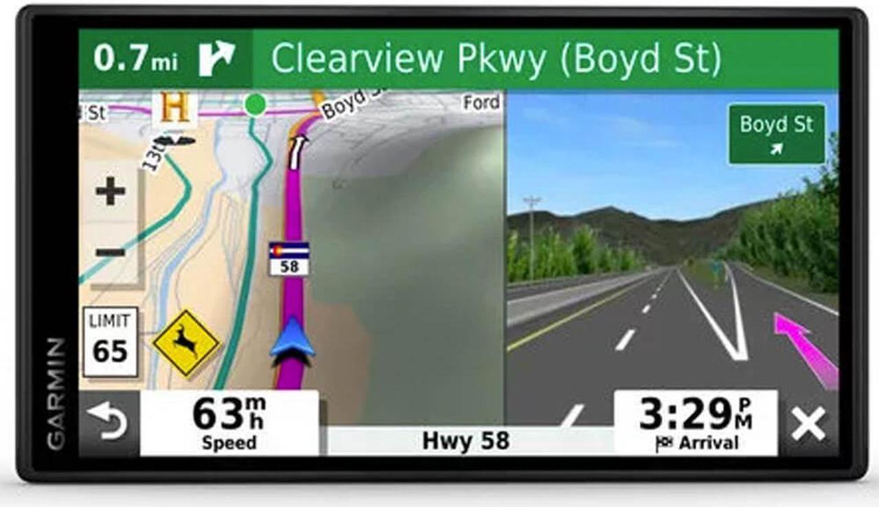 Garmin DriveSmart 55 and Traffic, GPS Navigator, 5.5 Display, Simple On-Screen Menus, Easy-to-See Maps