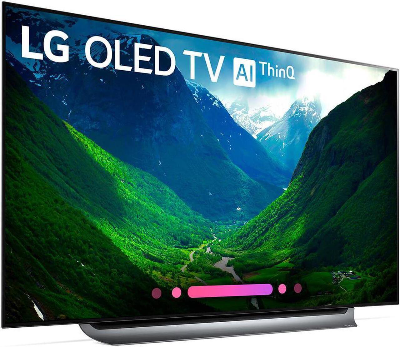 Alt view image 3 of 13 - LG C8 77" 4K HDR Dolby Atmos Smart TV with AI ThinQ OLED77C8PUA (2018)