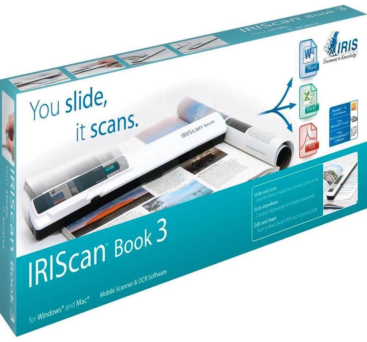 Alt view image 4 of 4 - IRIS Iriscan Book 3-Scan Books And Magazines Anytime, Anywhere And Without Ripping Pages Off