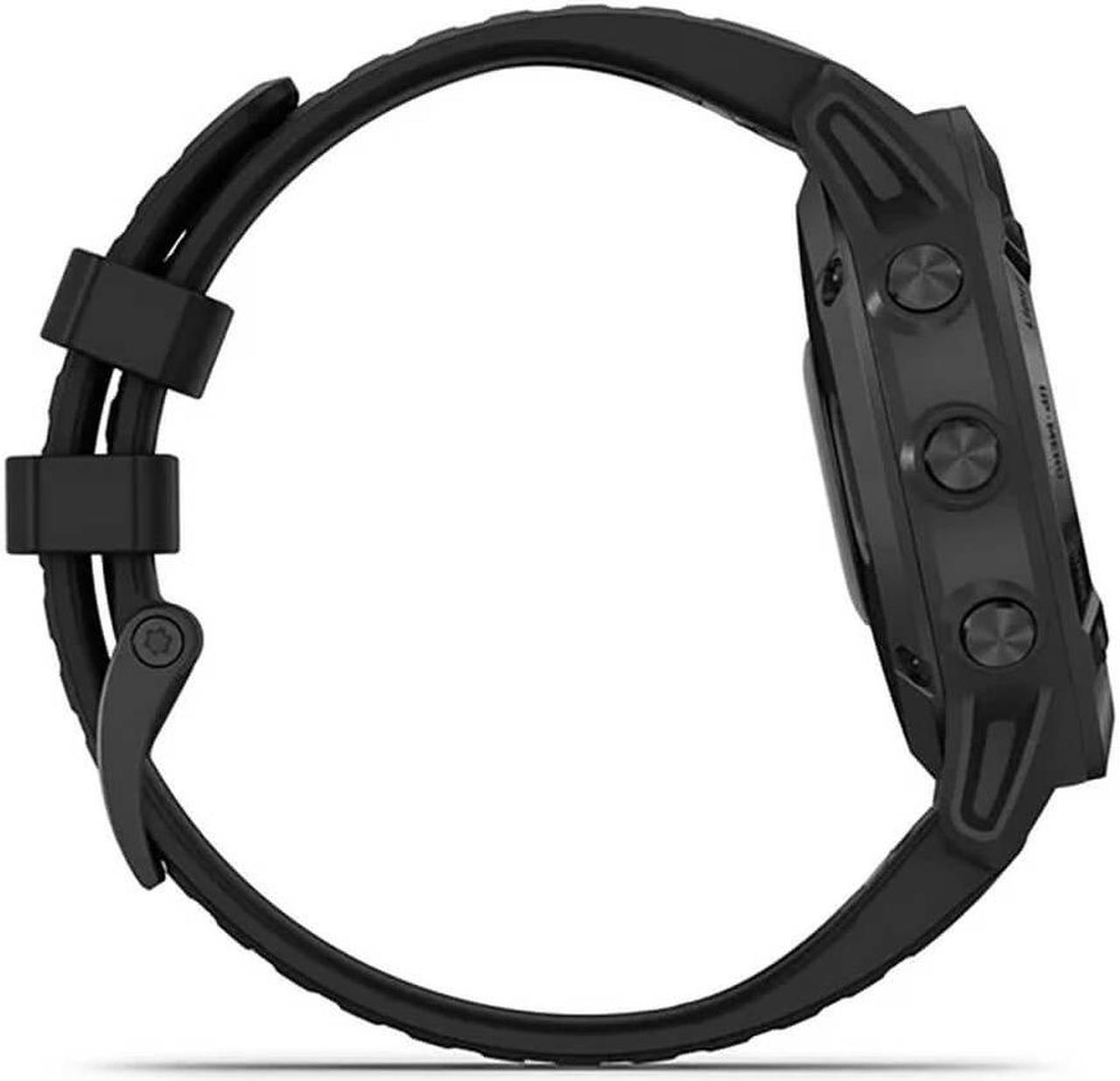 Alt view image 14 of 20 - Garmin Fenix 6 Pro, Premium Multisport GPS Watch, -Black with Black Band - (010-02158-01)