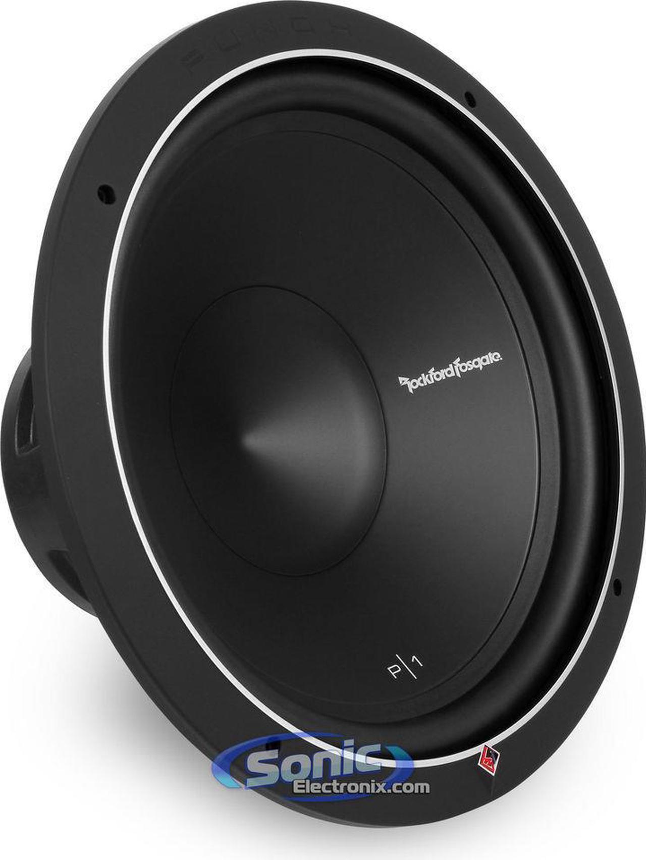 Rockford Fosgate Punch P1S2-15 15-Inch 500W 2-Ohm Power Car Audio Subwoofer