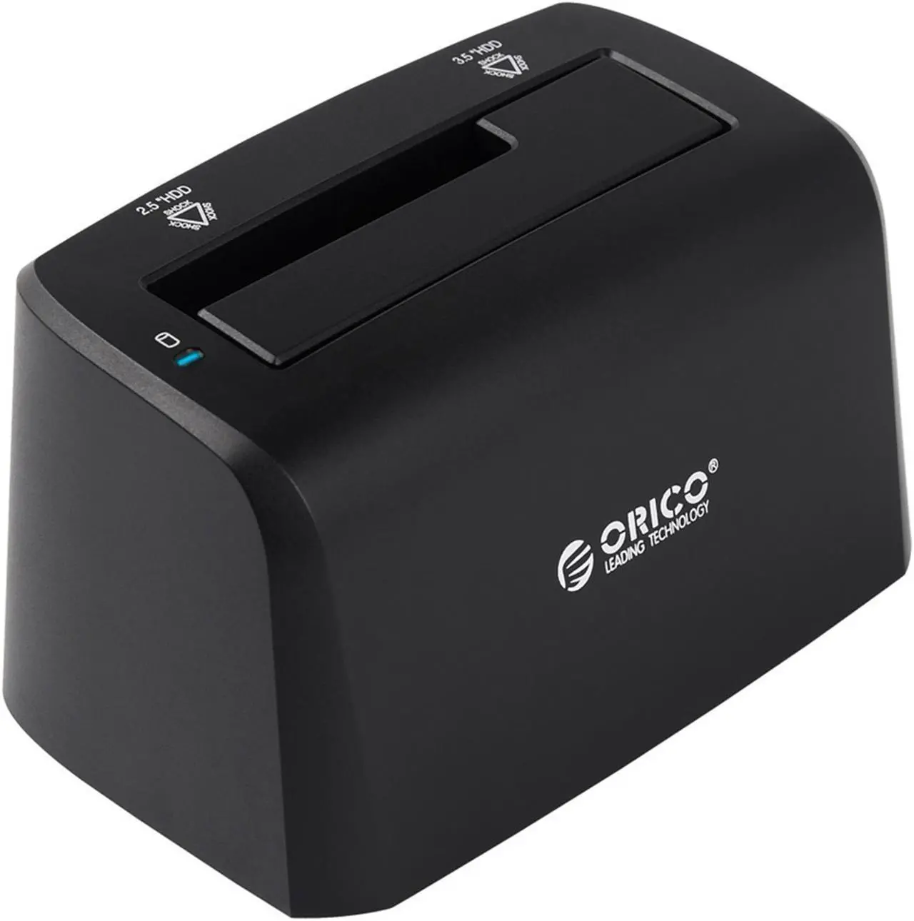 Main image of ORICO Tool Free SuperSpeed USB3.0 SATA 2.5 & 3.5 inch HDD SSD External Hard Drive Docking Station Support UASP & SATAIII for PC, Notebook ,MacBook ,laptop and Desktop - Black