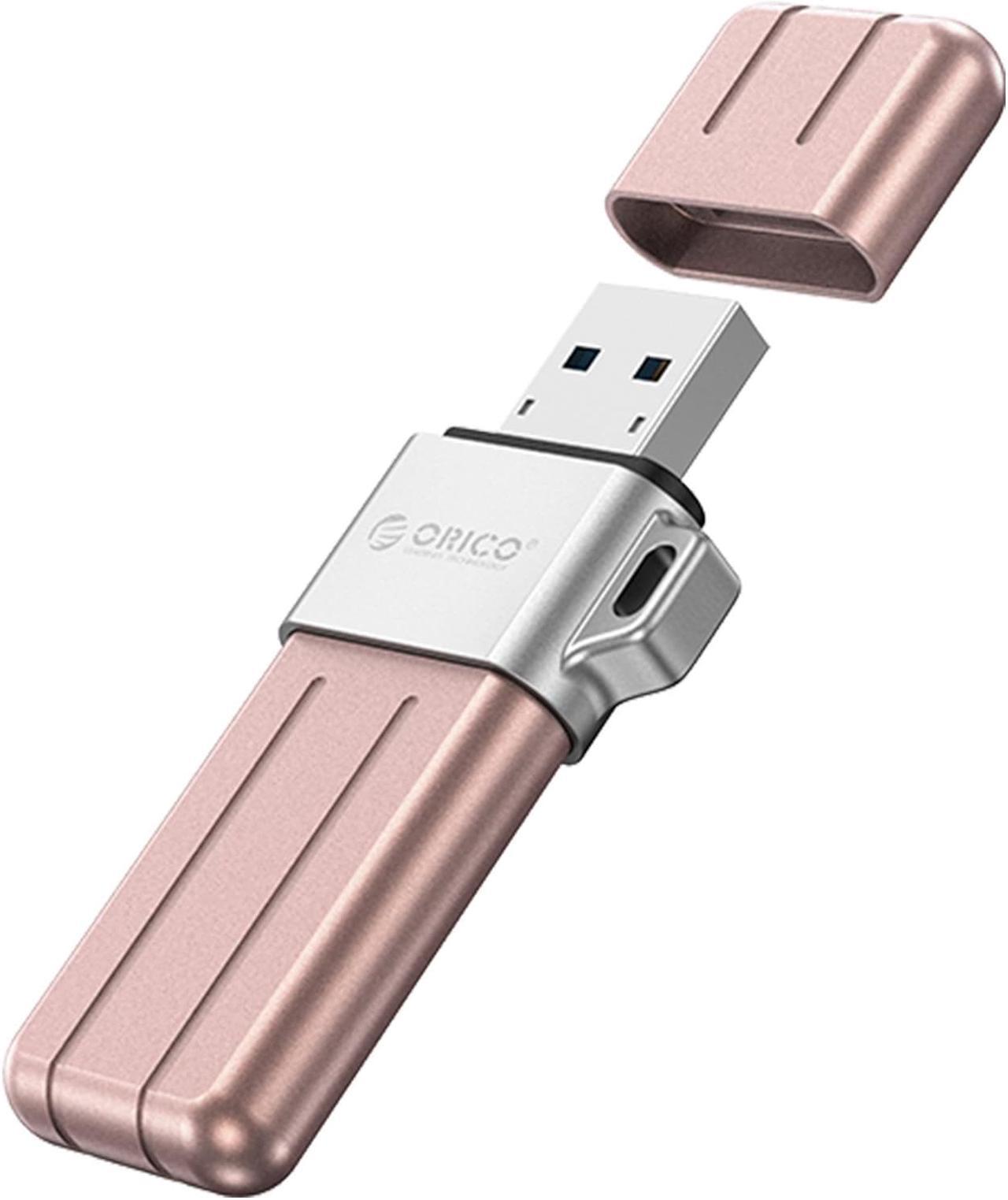 ORICO X Series USB Flash Drive USB 3.2 Flash Drive 260MB/S Pendrive USB3.2 Flash Drive for Android Micro/PC 128GB Rose Gold 256GB USB A to USB C