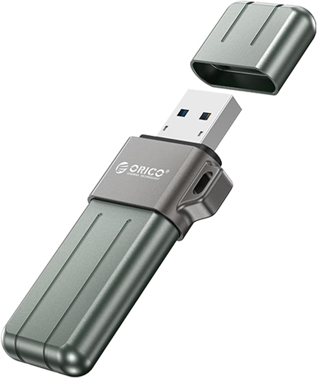 ORICO X Series USB Flash Drive USB 3.2 Flash Drive 260MB/S Pendrive USB3.2 Flash Drive for Android Micro/PC 128GB Green 32GB USB A to USB C