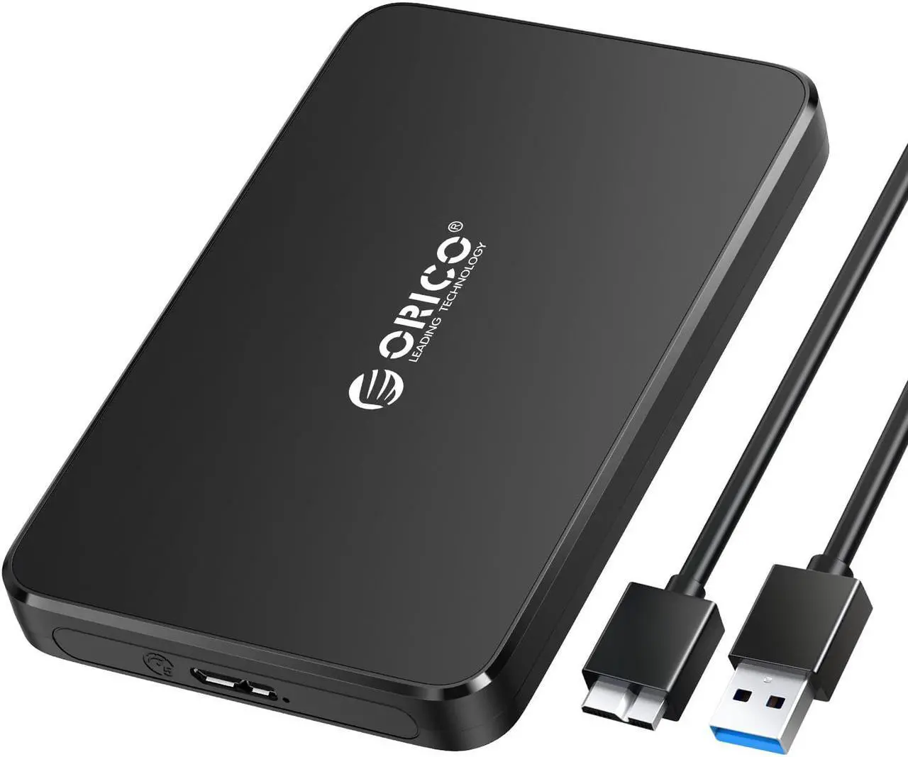 Main image of ORICO Tool Free 2.5 inch USB 3.0 SATA External Hard Drive Enclosure for 2.5" SATA HDD and SSD Support UASP and  6TB Drive Max -Black