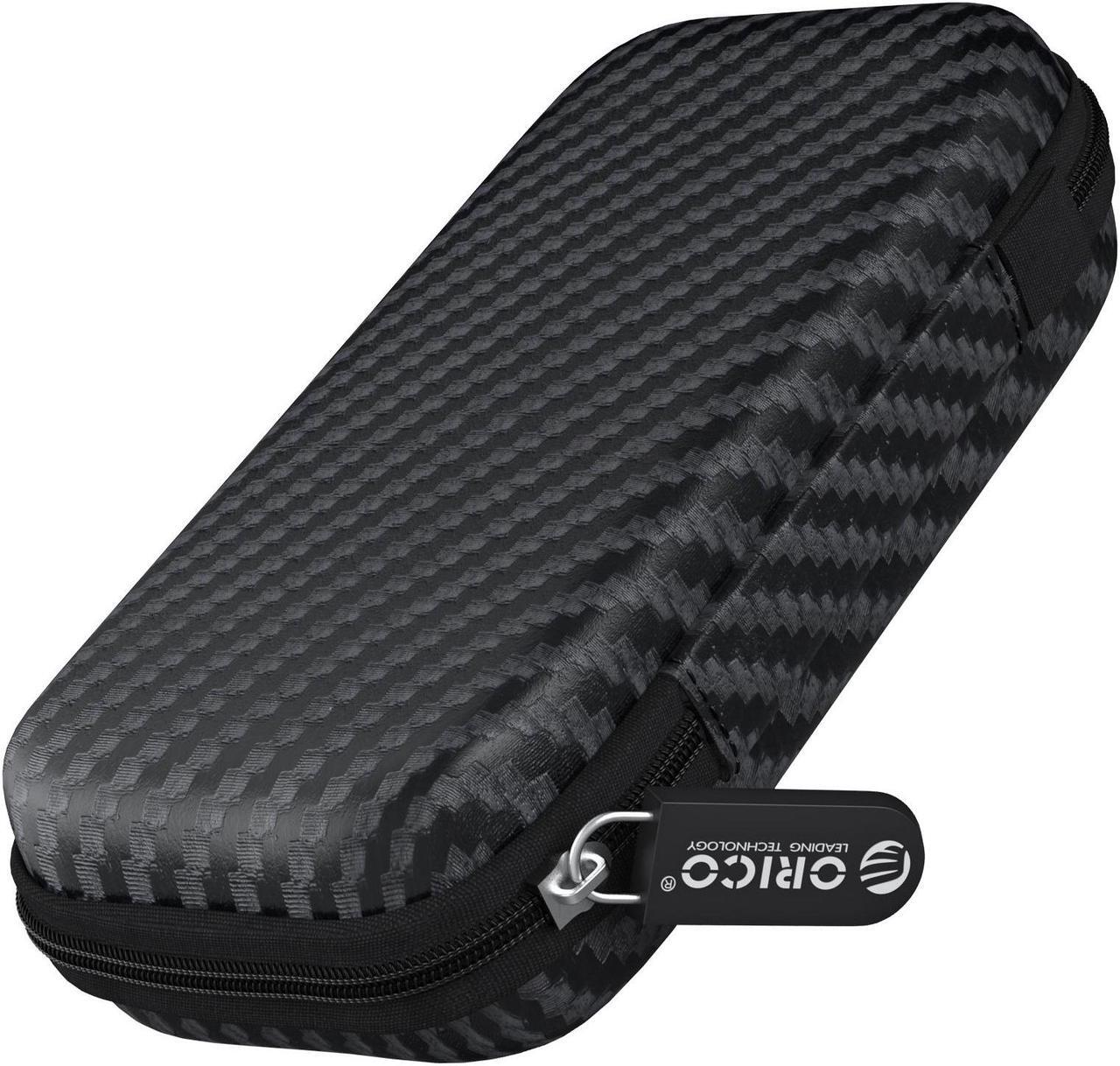 Main image of ORICO Portable Solid State Drive Case for M.2 NVMe/SATA SSD Enclosure, Shockproof EVA Carrying Case for SD Memory Cards, Charger, Data Cable,Earphone and More-M2PH01