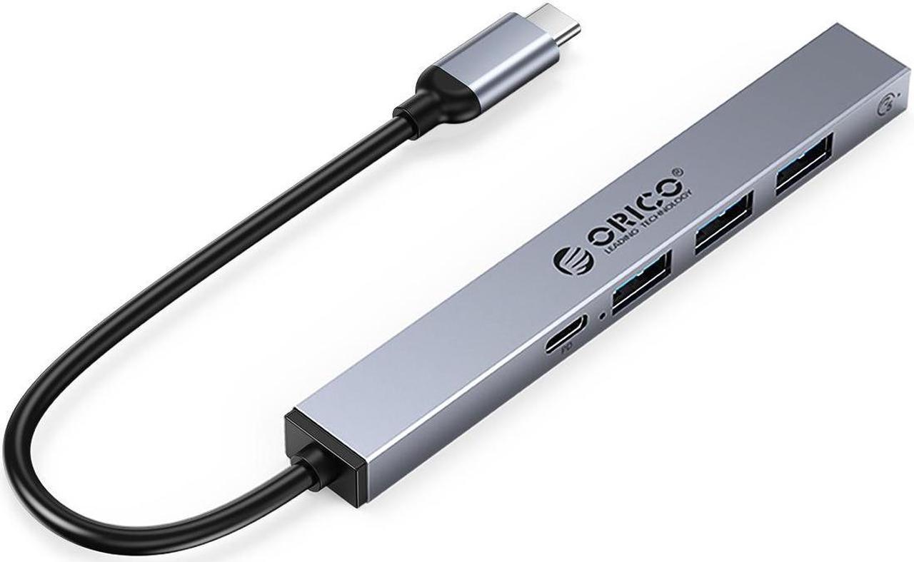 ORICO Type C USB 3.0 5Gbps HUB 4 Port 4K60Hz HDM-compatib PD60W SD TF Splitter OTG Adapter For Macbook PC Computer