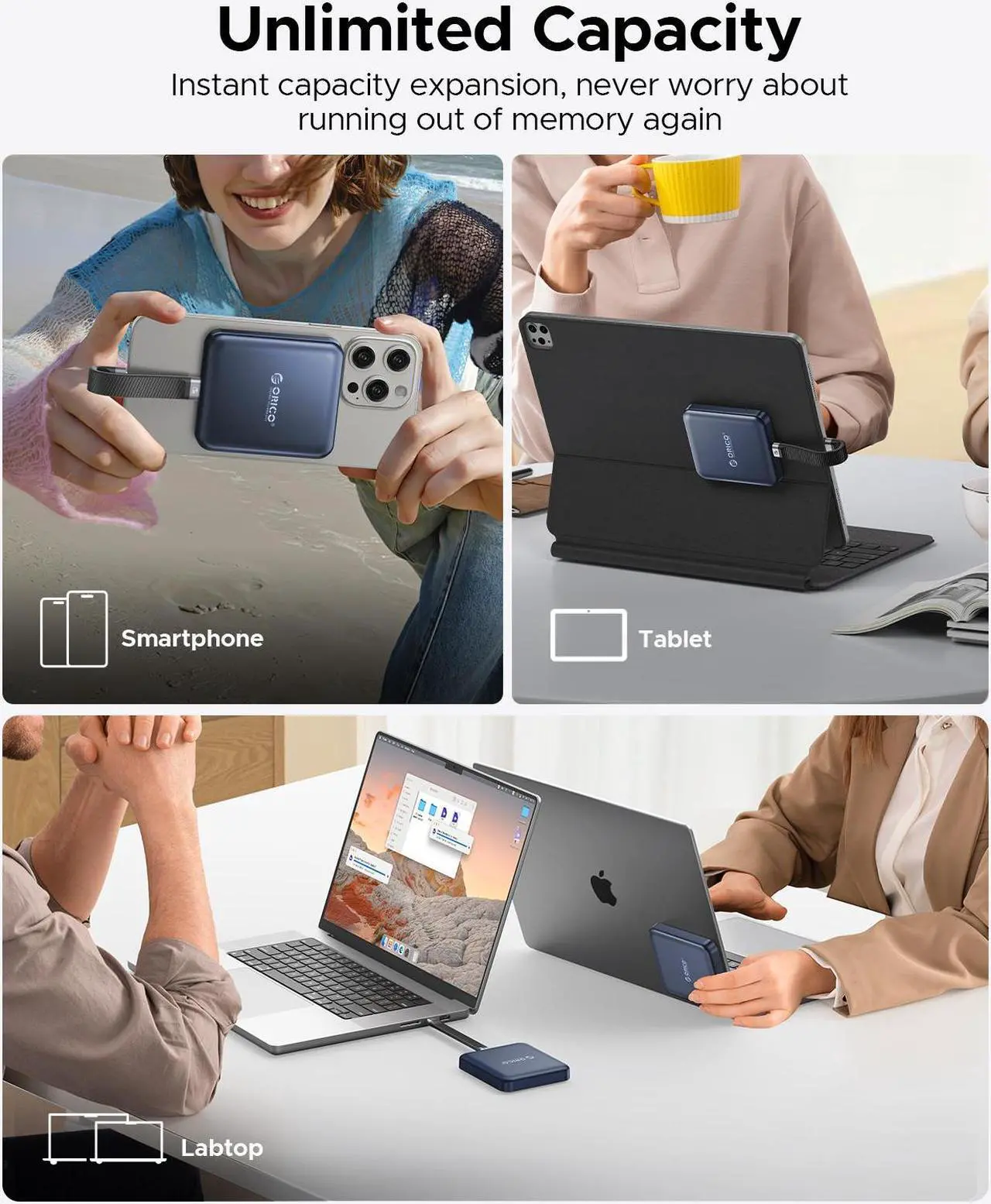 2TB Magnetic Portable SSD,2050MB/s Type-C USB 3.2 Zambia