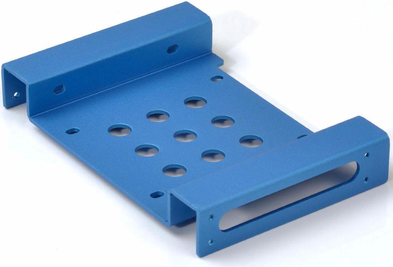 Main image of ORICO AC52535-1S -BL Full Aluminum 5.25 to 3.5 or 5.25 to 2.5 SATA & IDE Hard Drive SSD Mounting Bracket Adapter Kit Bay Converter