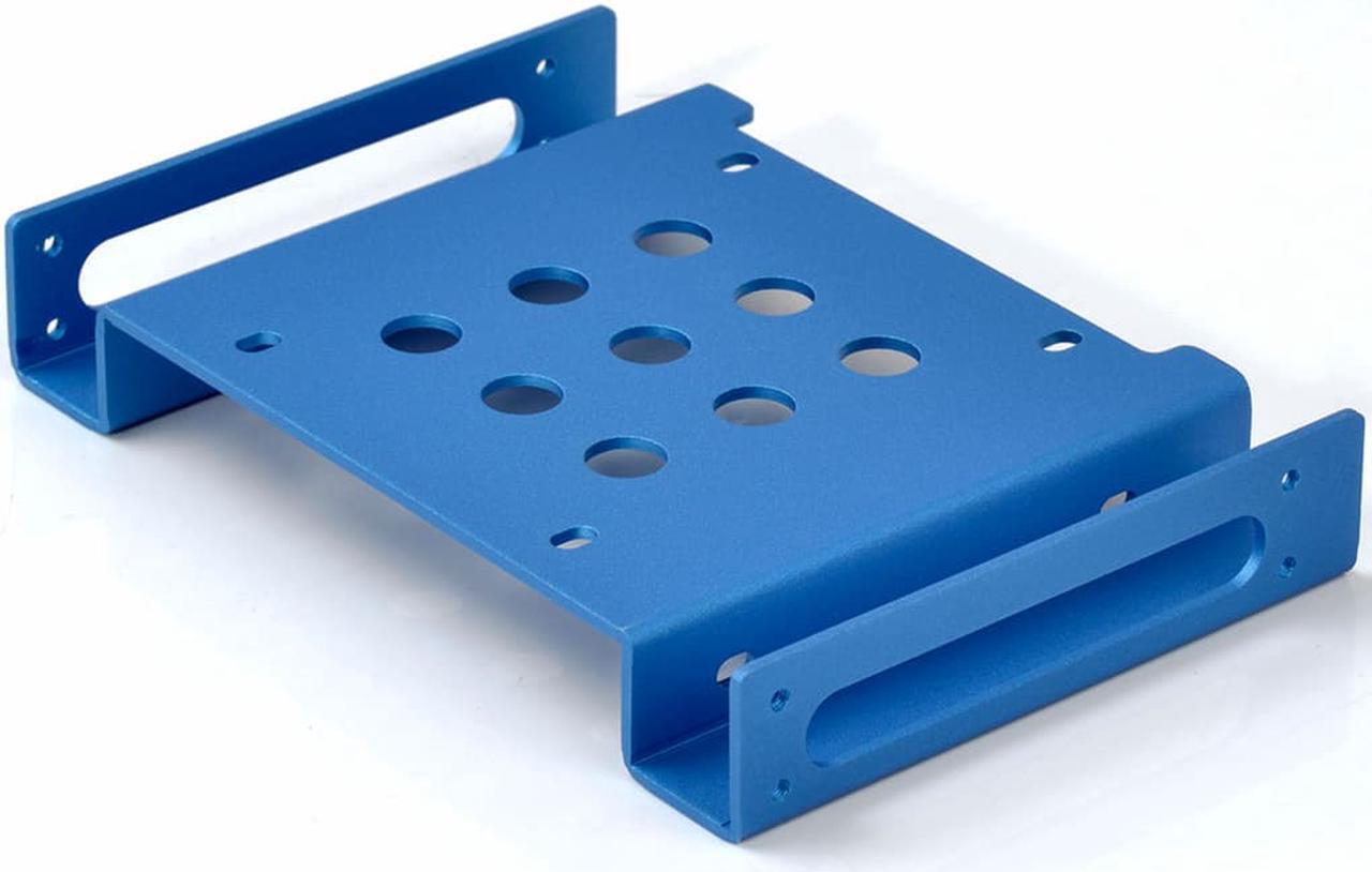 Alt view image 2 of 13 - ORICO AC52535-1S -BL Full Aluminum 5.25 to 3.5 or 5.25 to 2.5 SATA & IDE Hard Drive SSD Mounting Bracket Adapter Kit Bay Converter