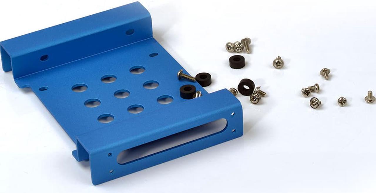 Alt view image 3 of 13 - ORICO AC52535-1S -BL Full Aluminum 5.25 to 3.5 or 5.25 to 2.5 SATA & IDE Hard Drive SSD Mounting Bracket Adapter Kit Bay Converter
