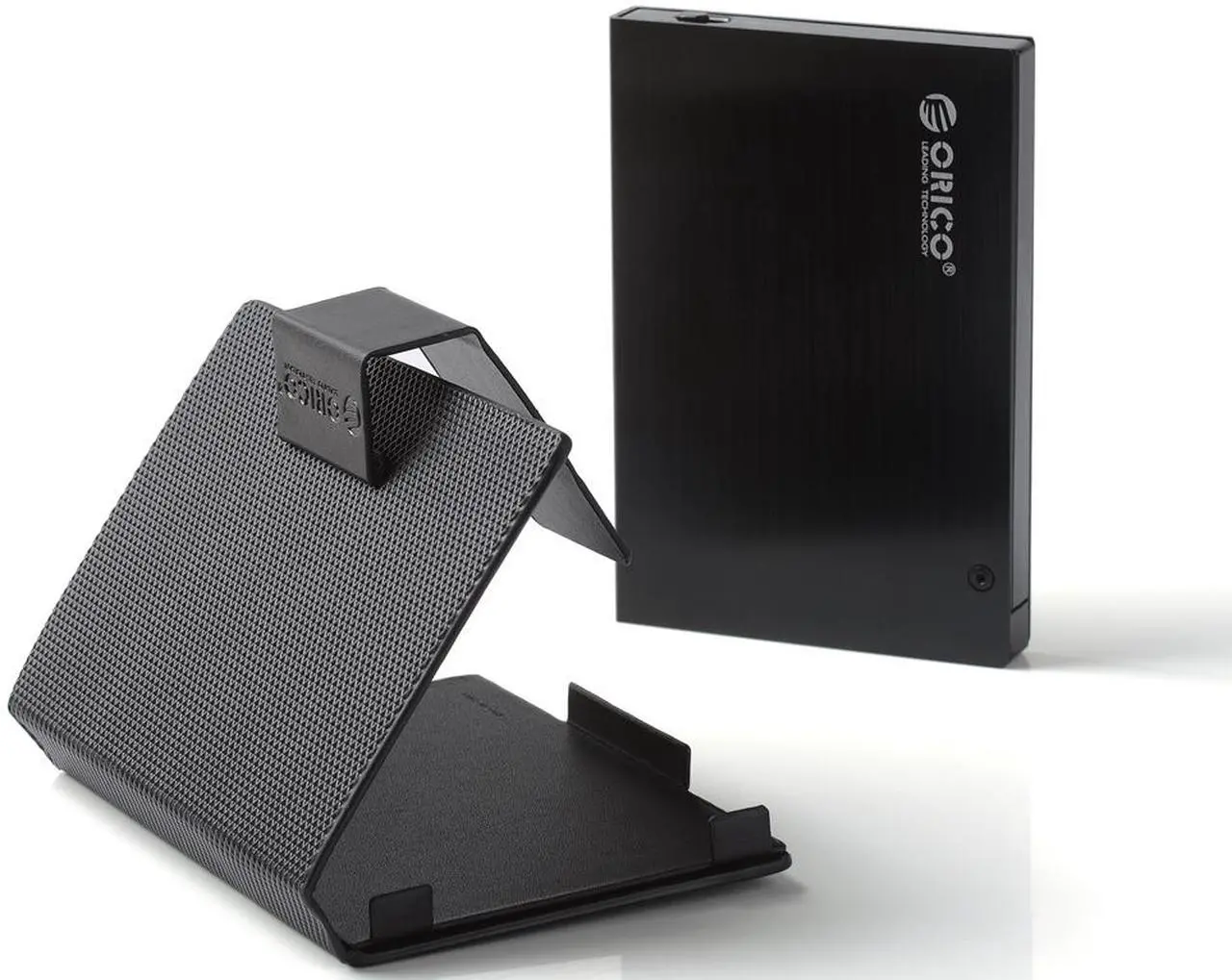 Alt view image 4 of 6 - ORICO 25AU3-BK External USB 3.0 to 2.5-Inch SATA Aluminum Hard Drive Enclosure Case With Exclusive Sleeve - Black