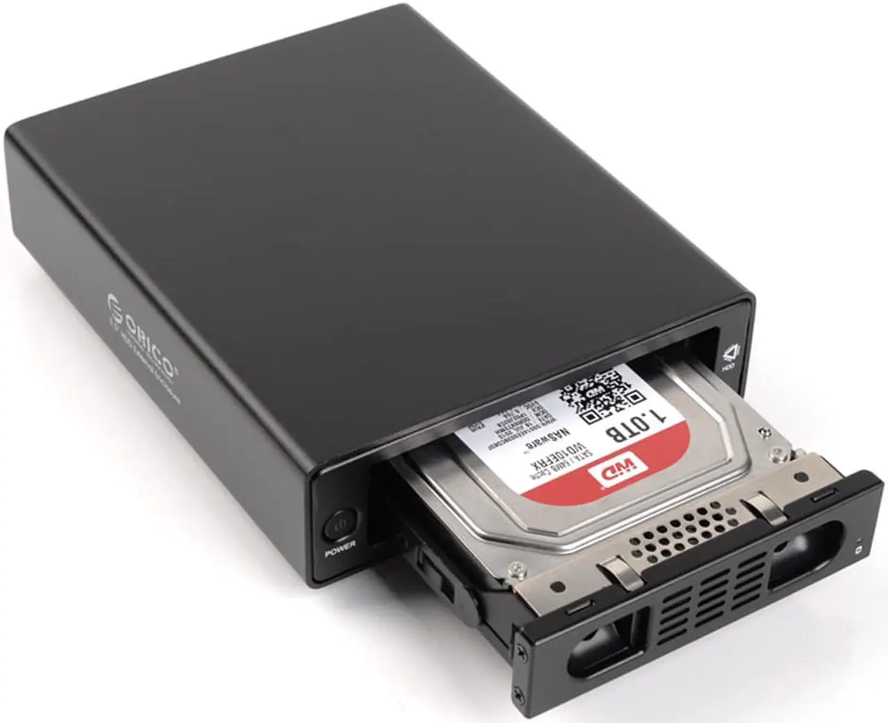 Alt view image 2 of 5 - ORICO 3519SUS3-BK Aluminum Alloy HDD External Enclosure with E-SATA and USB3.0 Interface