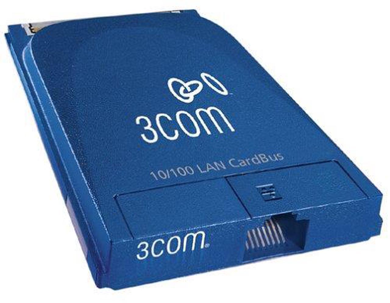 3Com 3C3FE575CT 10/100Base-T LAN CardBusType III PC Card w/ Integrated Connector