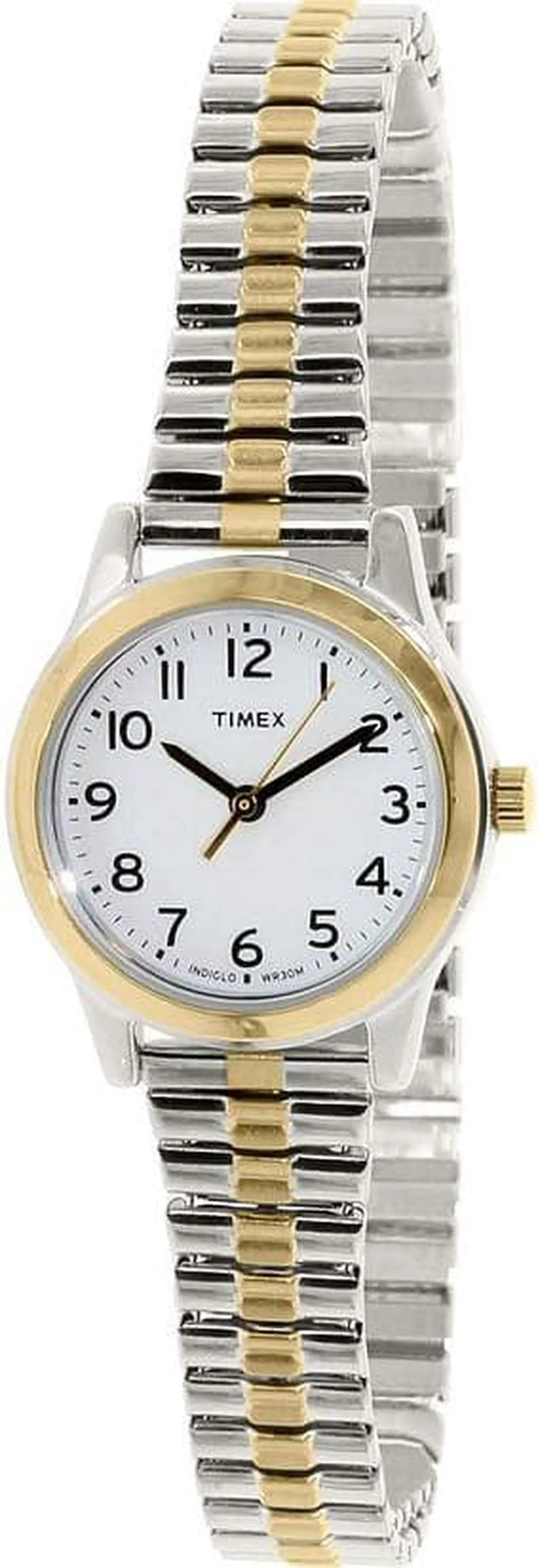 Main image of Women's Timex Essex Avenue Two Tone Expansion Band Watch T2N068 T2N0689J