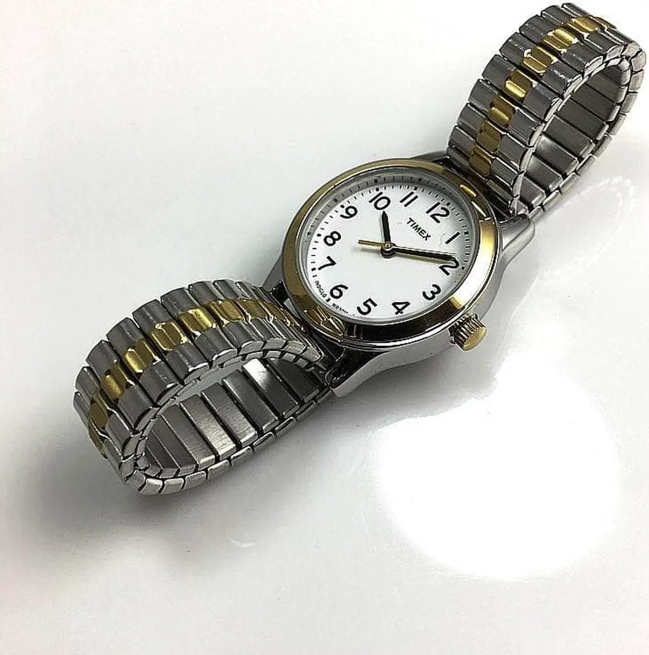 Alt view image 2 of 9 - Women's Timex Essex Avenue Two Tone Expansion Band Watch T2N068 T2N0689J