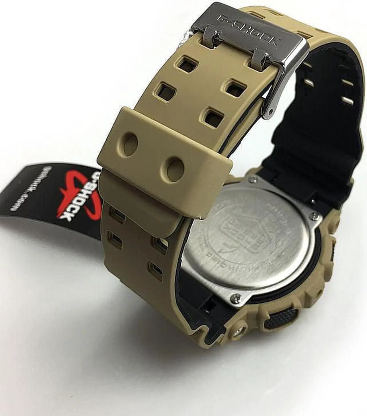 Alt view image 3 of 8 - Casio G-Shock Sand Beige Digital Analog Watch GA100L-8A GA-100L-8ACR