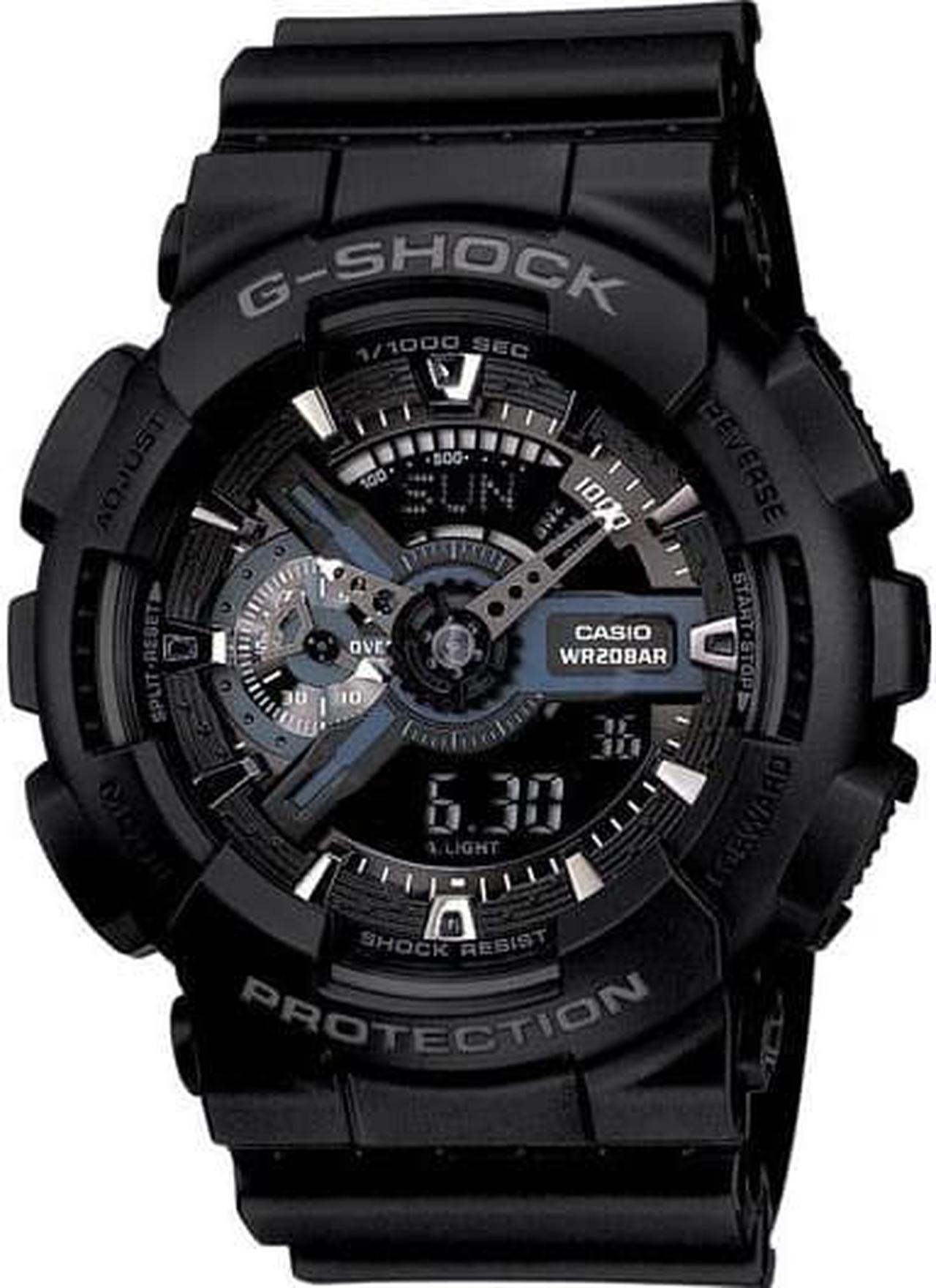 Casio GA1101B Mens Black G-Shock Analog-Digital Watch