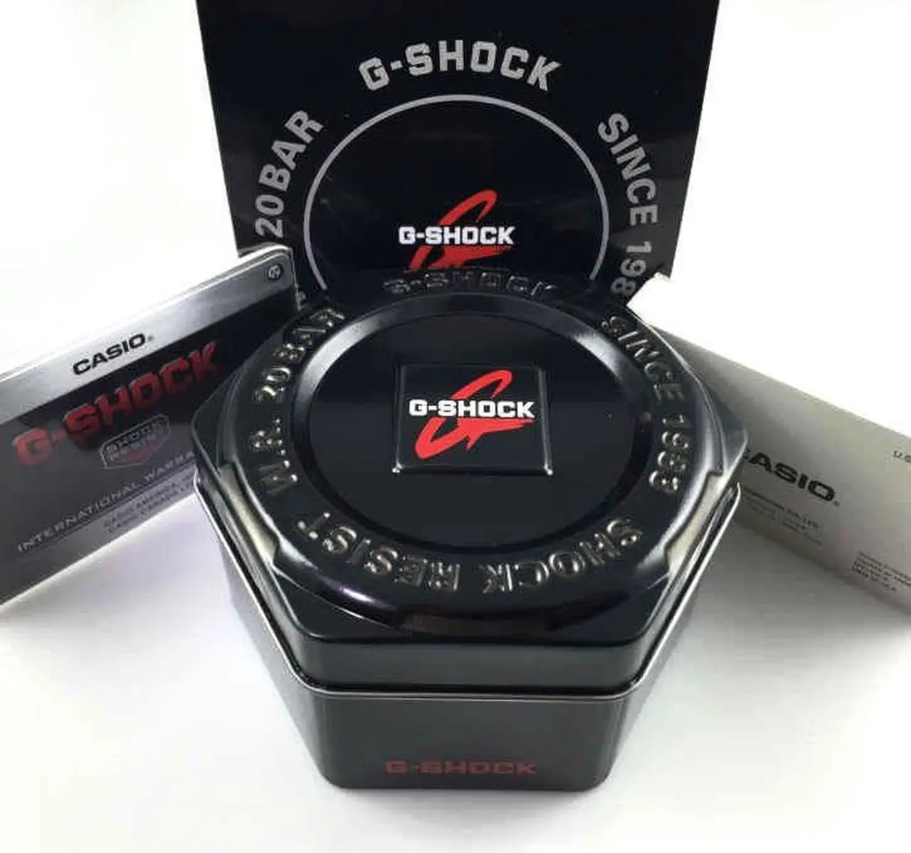 Alt view image 5 of 8 - Casio GAS100B-1A2 G-Shock Polyurethane Analog Quartz Sport Watch, Black