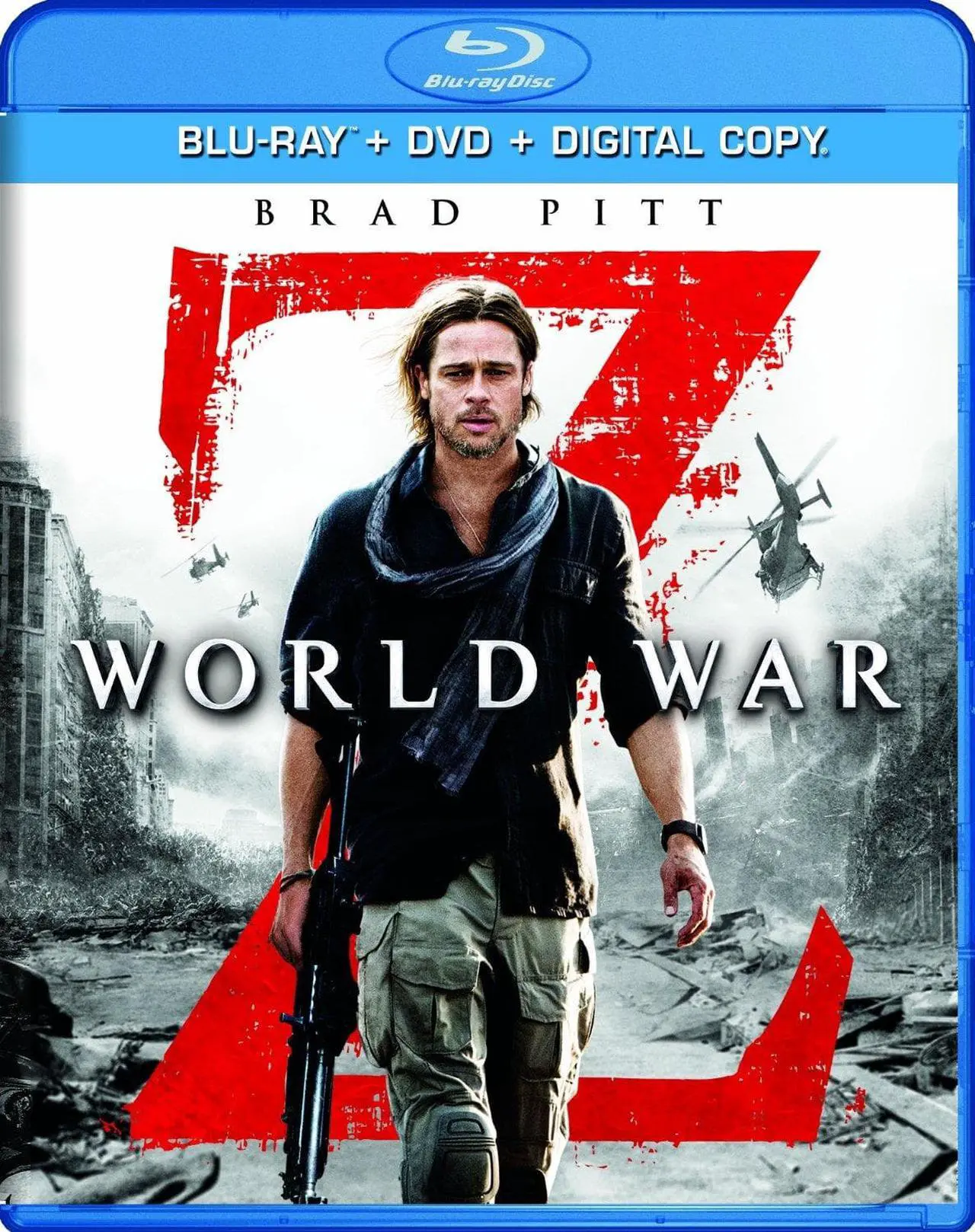Alt view image 4 of 5 - World War Z Blu-Ray Combo Pack Blu-Ray/DVD/Digital Copy