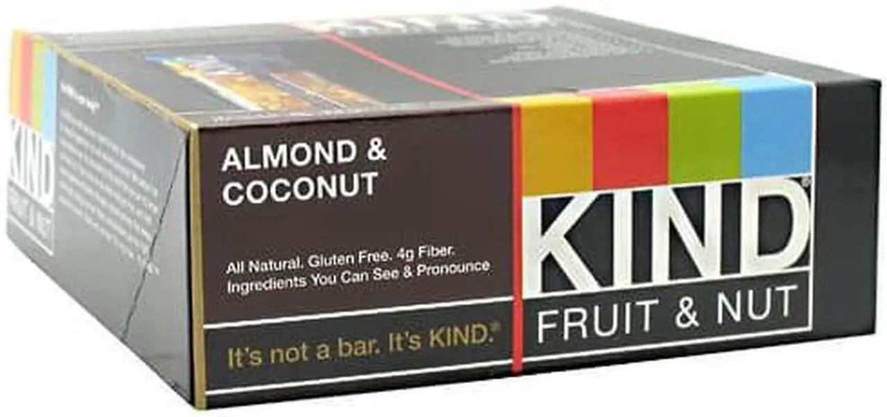 Alt view image 9 of 11 - Fruit & Nut Almond and Coconut  - Box - KIND Healthy Snacks - 12 Bars - Box