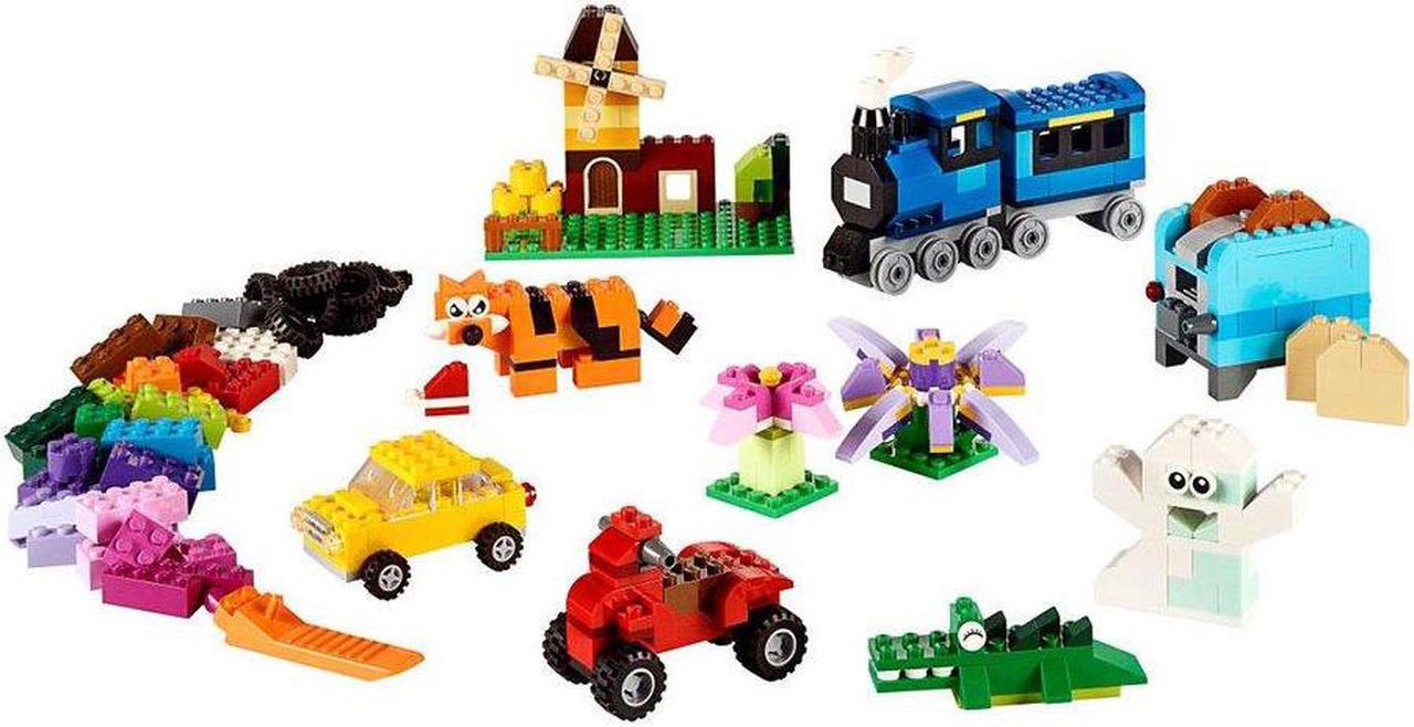 Alt view image 18 of 20 - LEGO Classic Medium Creative Bricks Kids 484 Piece Building Box Set | 10696