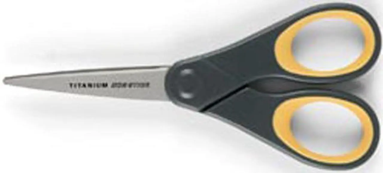 Alt view image 5 of 16 - Westcott Titanium Bonded Scissors 5" Long Gray/Orange Straight Handle 14881