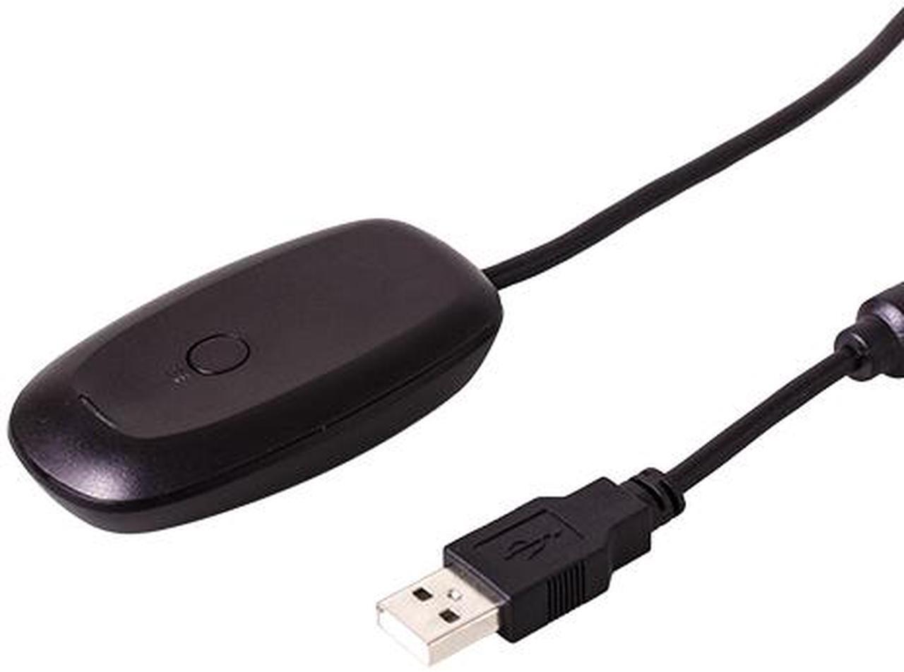 Alt view image 2 of 4 - Xbox 360 Wireless Receiver (Black) - USB 2.0 Game Adapter for PC Computer Gaming and Steam Platforms Compatible with Xbox 360 Controllers