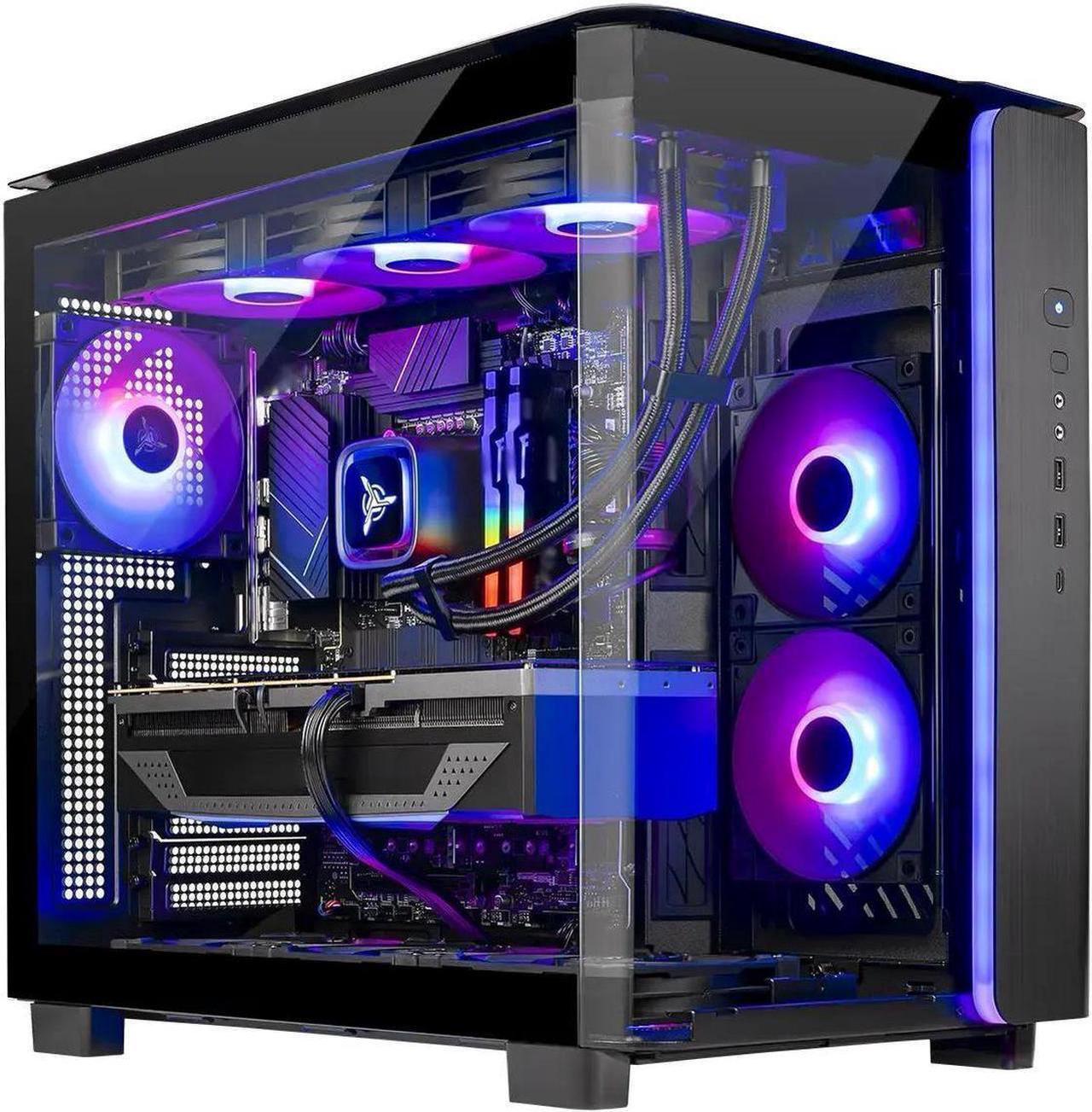 Main image of Skytech King 95 Gaming PC Desktop, Ryzen 7 7800X3D 4.2 GHz (5GHz Turbo), NVIDIA RTX 5070 Ti 16GB GDDR7, 1TB Gen4 SSD, 32GB DDR5 6000, 850W GOLD ATX 3.0 PSU, 360mm AIO , Wi-Fi,Win 11 Home