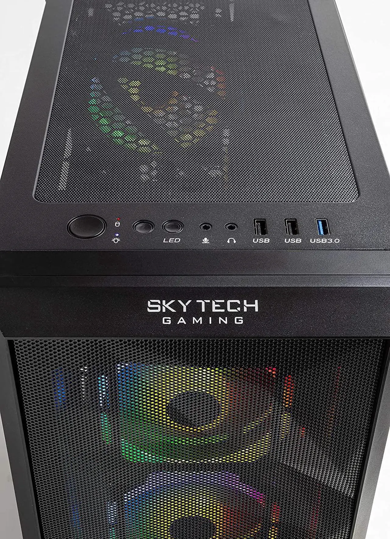 Alt view image 4 of 6 - Skytech Chronos Gaming PC Desktop INTEL Core i7 12700F 2.1 GHz, NVIDIA RTX 4070 Ti, 1TB NVME Gen4 SSD, 16GB DDR4 RAM 3200, 850W GOLD PSU, 240mm AIO, 11AC Wi-Fi, Windows 11 Home 64-bit
