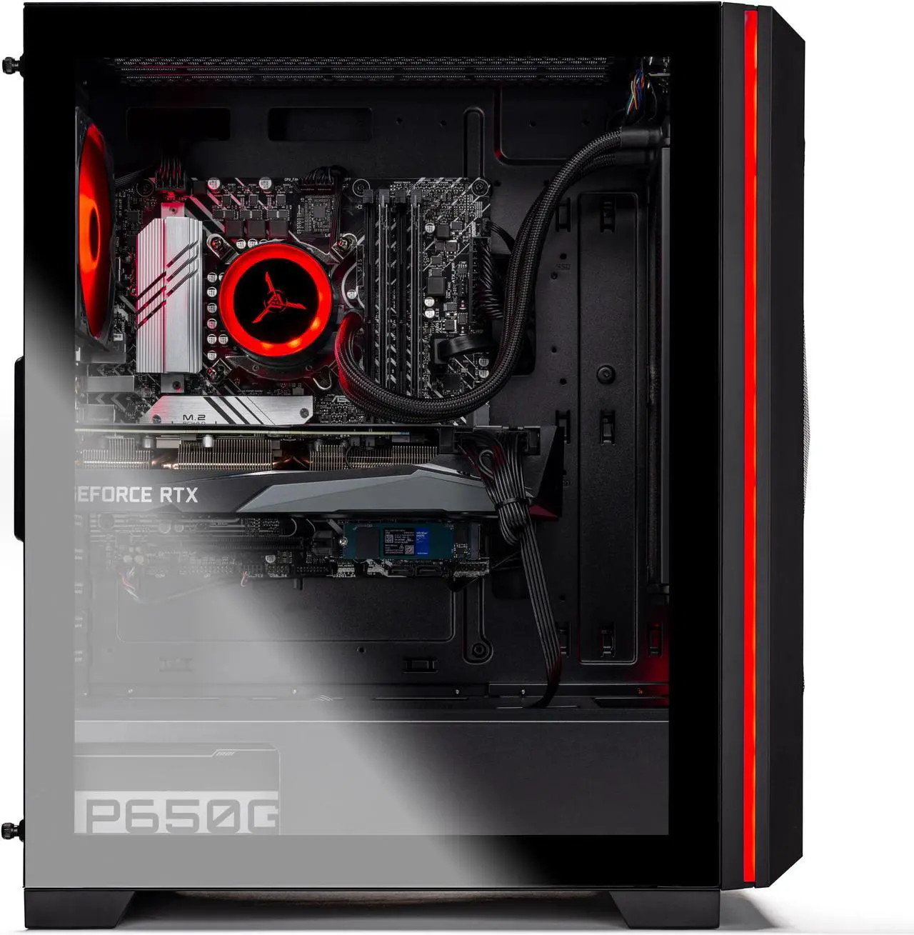 Alt view image 7 of 6 - Skytech Chronos Gaming PC Desktop INTEL Core i7 12700F 2.1 GHz, NVIDIA RTX 4070 Ti, 1TB NVME Gen4 SSD, 16GB DDR4 RAM 3200, 850W GOLD PSU, 240mm AIO, 11AC Wi-Fi, Windows 11 Home 64-bit