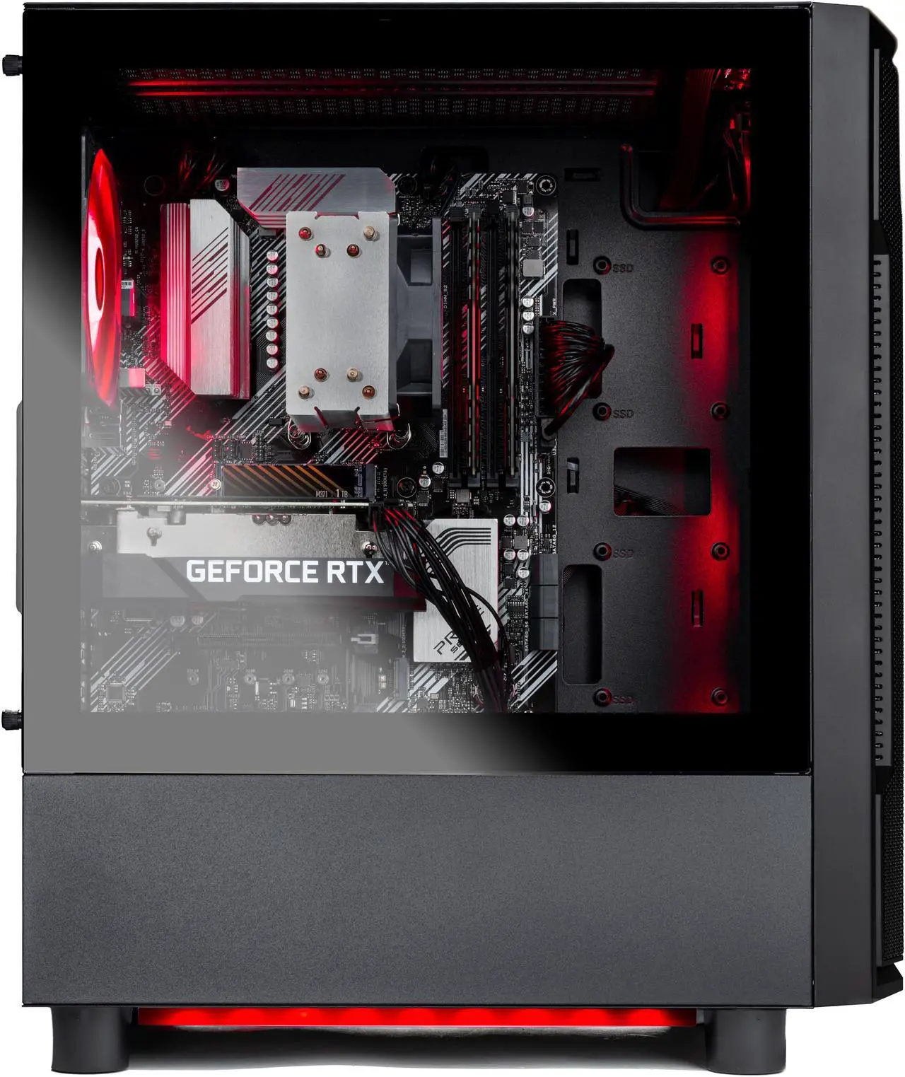 Alt view image 7 of 6 - Skytech Shadow Gaming PC Desktop  AMD Ryzen 5 3600 3.6 GHz, NVIDIA RTX 3060, 1TB NVME SSD, 16GB DDR4 RAM 3200, 600W GOLD PSU, 11AC Wi-Fi, Windows 11 Home 64-bit