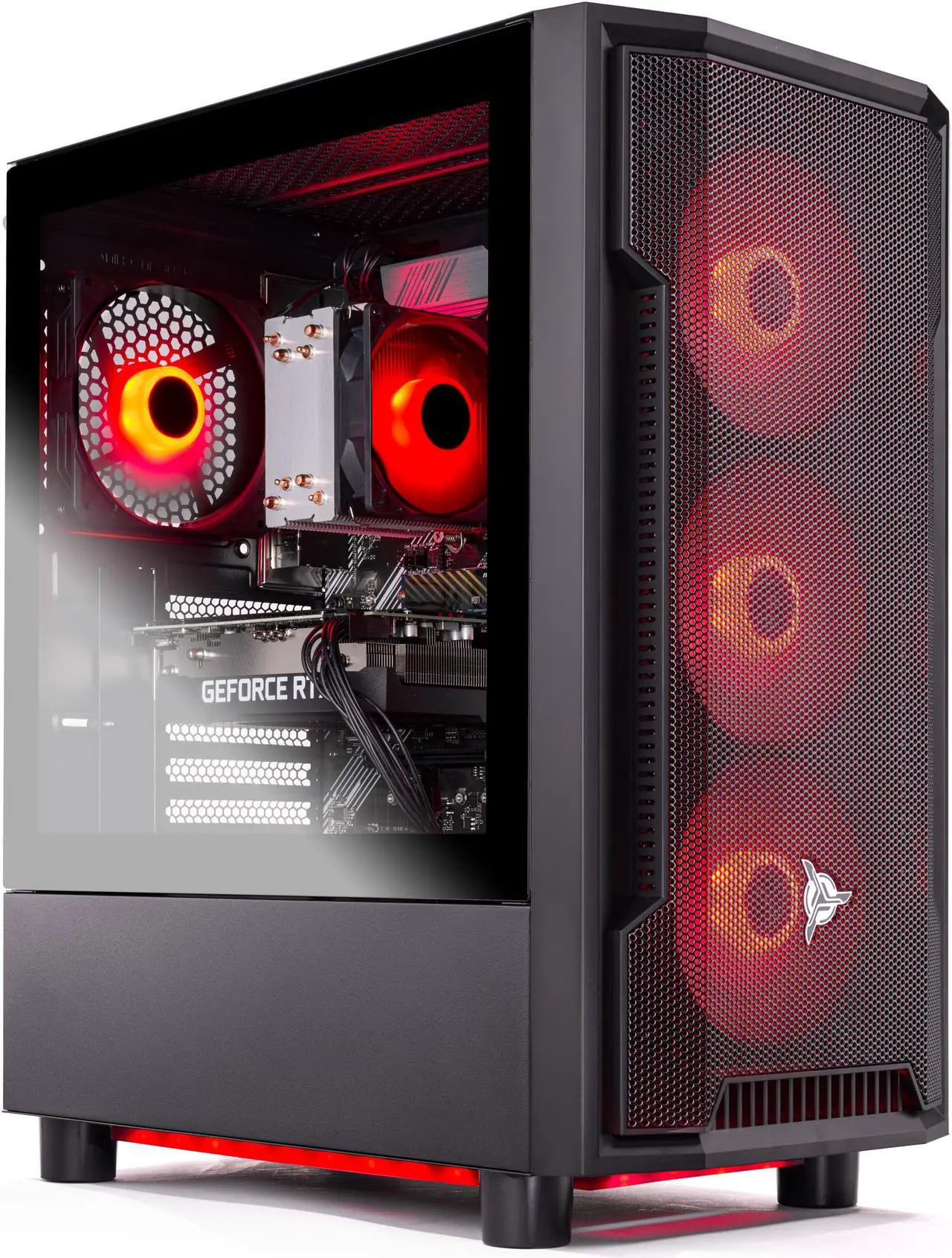 Alt view image 6 of 6 - Skytech Shadow Gaming PC Desktop  AMD Ryzen 5 3600 3.6 GHz, NVIDIA RTX 3060, 1TB NVME SSD, 16GB DDR4 RAM 3200, 600W GOLD PSU, 11AC Wi-Fi, Windows 11 Home 64-bit