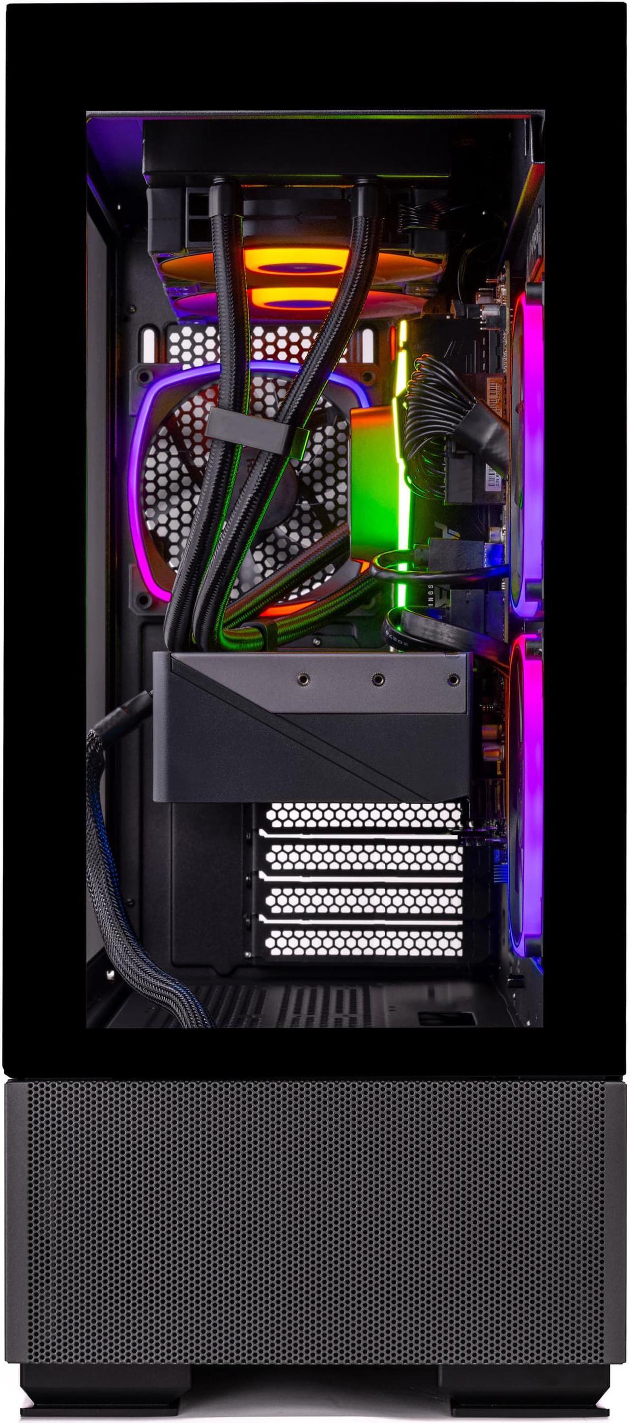 Alt view image 9 of 8 - Skytech Azure 2 Gaming PC Desktop AMD Ryzen 5 7600X 4.7 GHz, NVIDIA RTX 4070 Ti, 1TB NVME SSD, 32GB DDR5 RAM RGB, 850W GOLD PSU, 240mm AIO, 11AC Wi-Fi, Windows 11 Home 64-bit