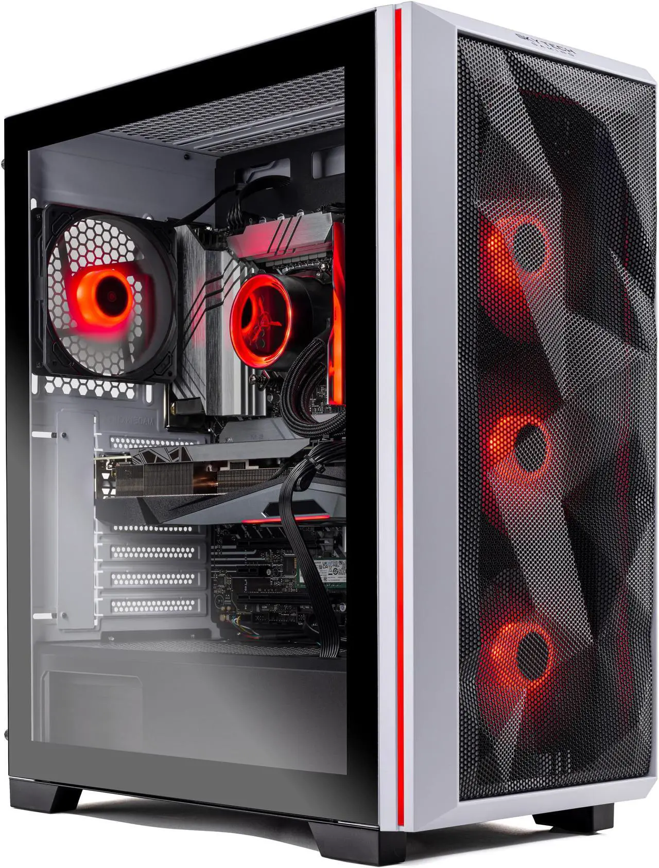 Alt view image 6 of 6 - Skytech Chronos Gaming PC Desktop INTEL Core i7 13700F 2.1 GHz, NVIDIA RTX 4060 Ti, 1TB NVME SSD, 32GB DDR5 RAM RGB, 650W GOLD PSU, 360mm AIO, 11AC Wi-Fi, Windows 11 Home 64-bit