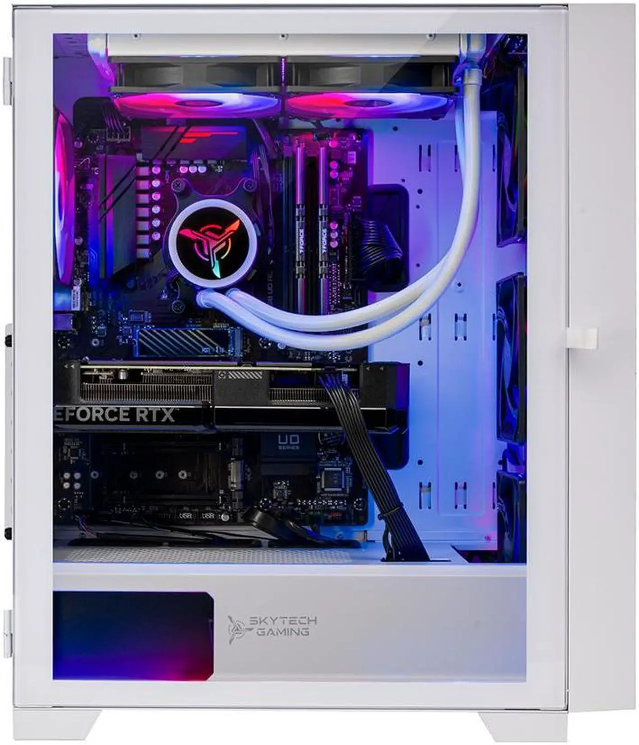 Alt view image 8 of 7 - Skytech Shiva Gaming PC, Intel i5 14400F 2.5 GHz, RTX 4070 Super, 1TB NVME, 32GB DDR5 RAM 5200, 650W GOLD PSU, Wi-Fi, Win 11 Home
