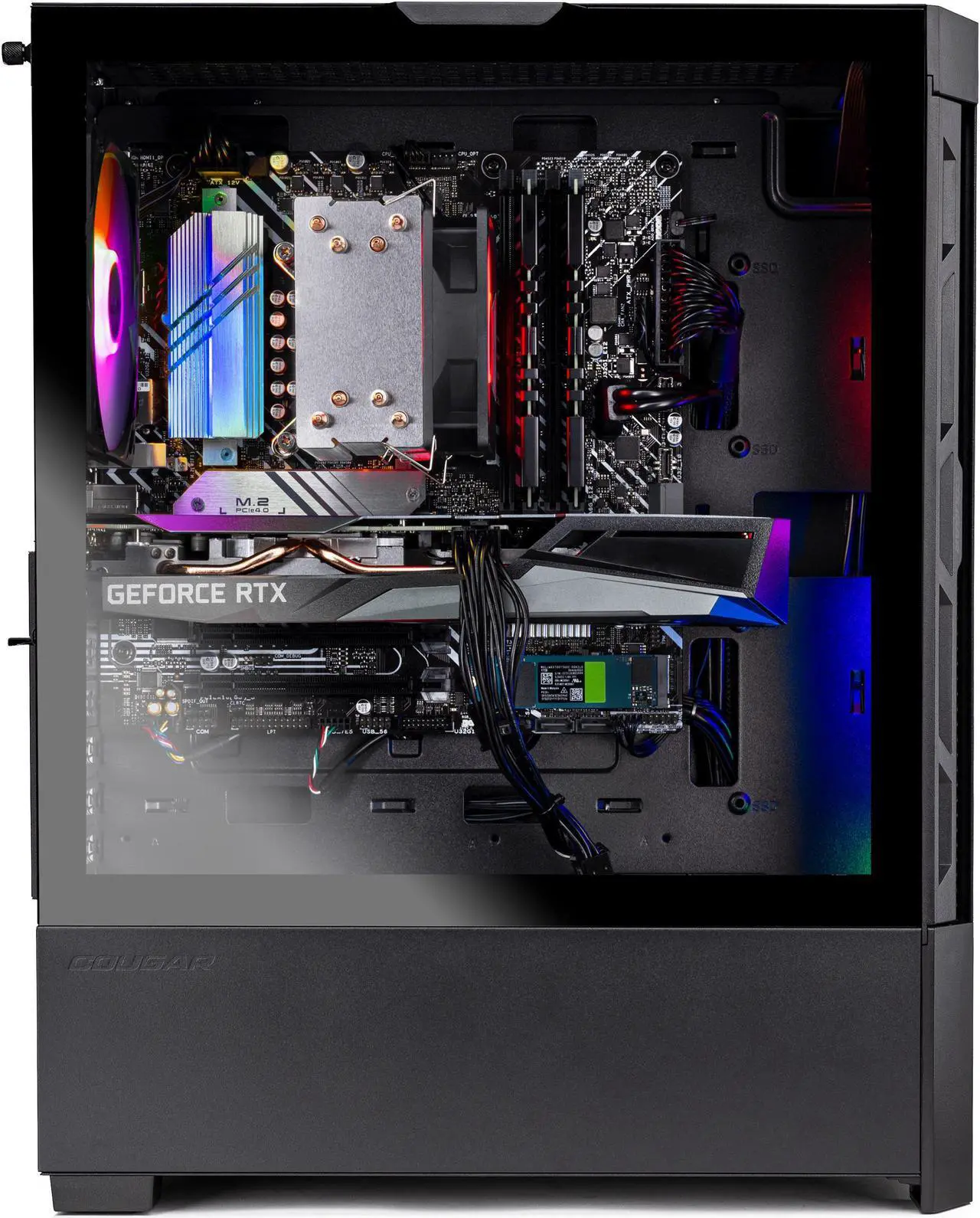 Alt view image 5 of 6 - Skytech Blaze Mini Gaming PC, Ryzen 7 5700 3.7 GHz (4.6GHz Turbo Boost), NVIDIA RTX 4060 Ti 8GB GDDR6X, 1TB NVME, 16GB DDR4 RAM 3200, 650W GOLD PSU, Wi-Fi, Win 11 Home